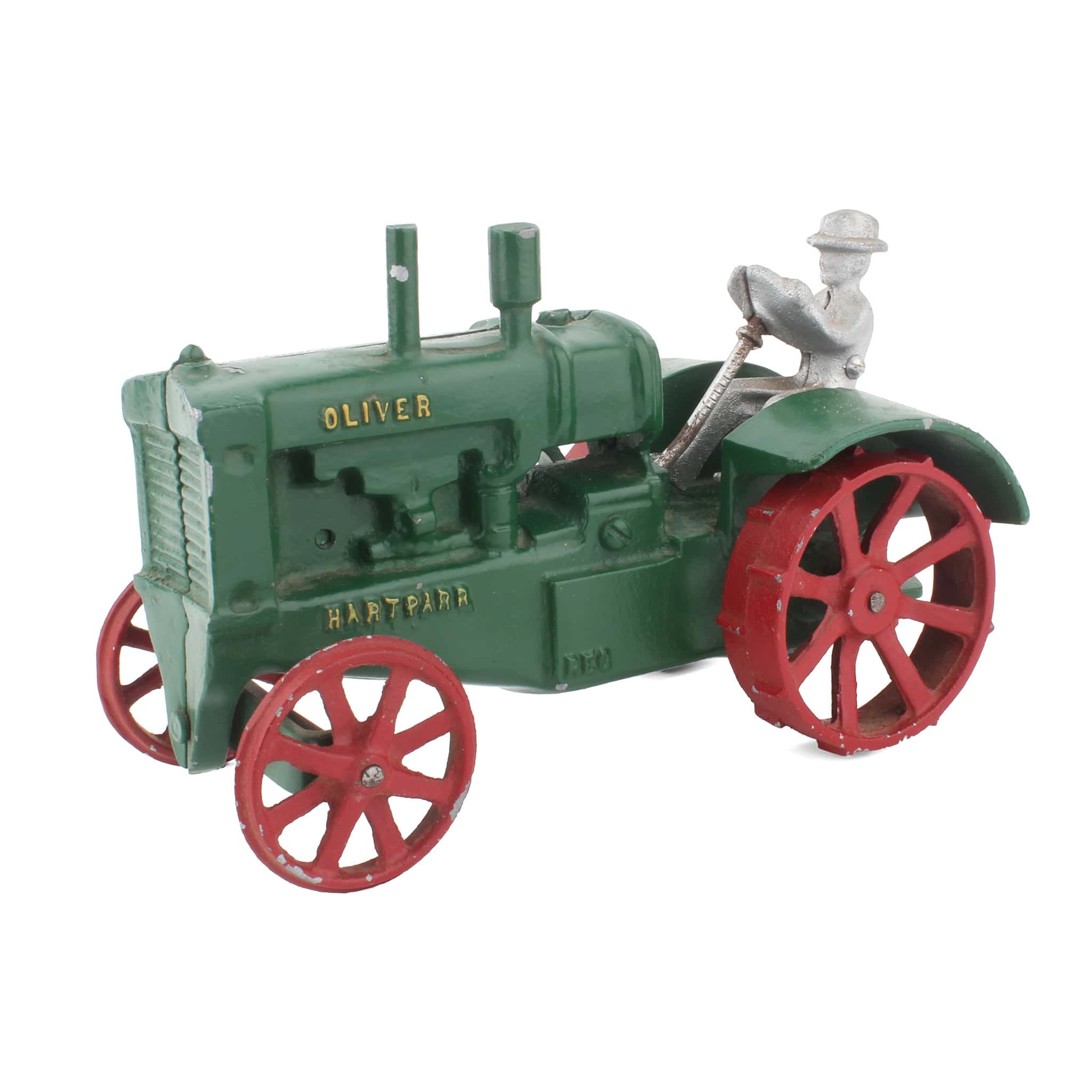 (B&D) 1/16 Oliver Hart Parr Tractor with Driver by Robert E Gray - Loose, Damaged Item