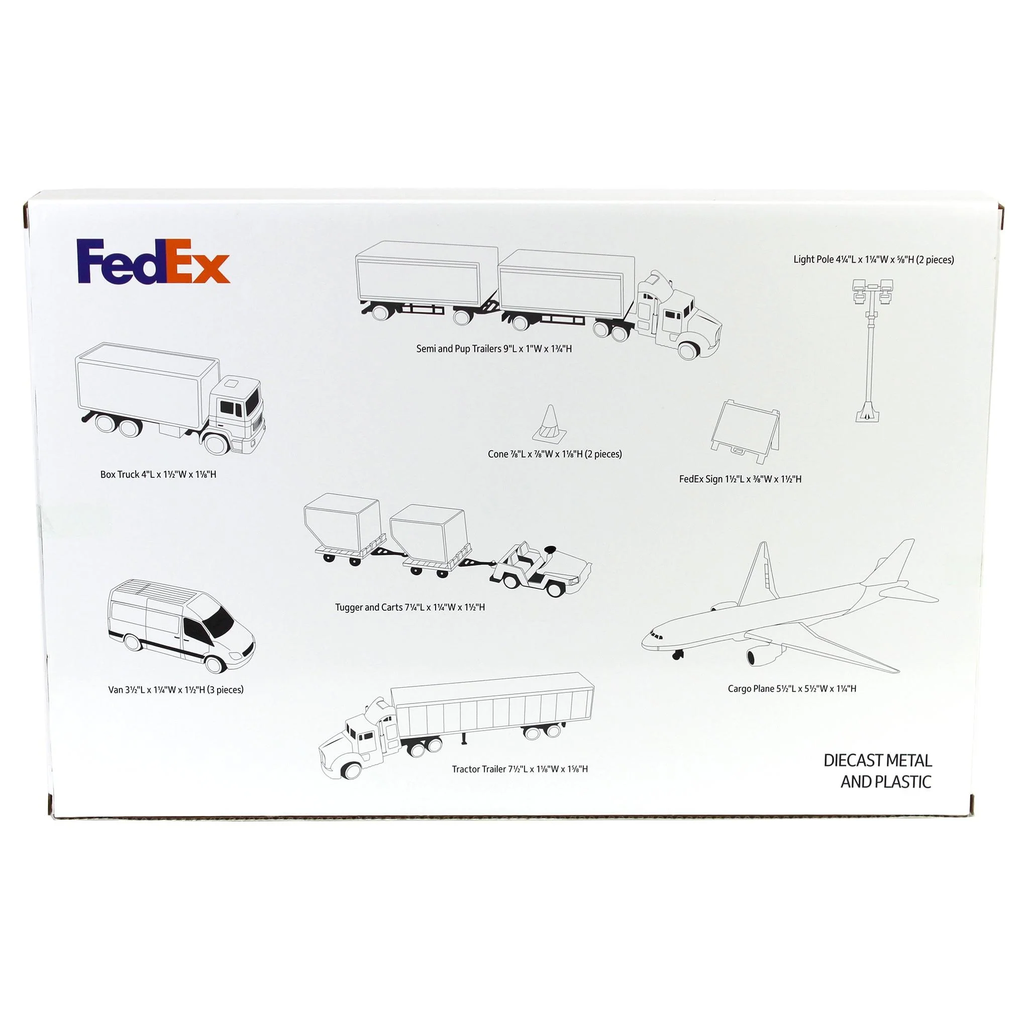 (B&D) FedEx Transportation Collector's Set - Damaged Box - Image 3