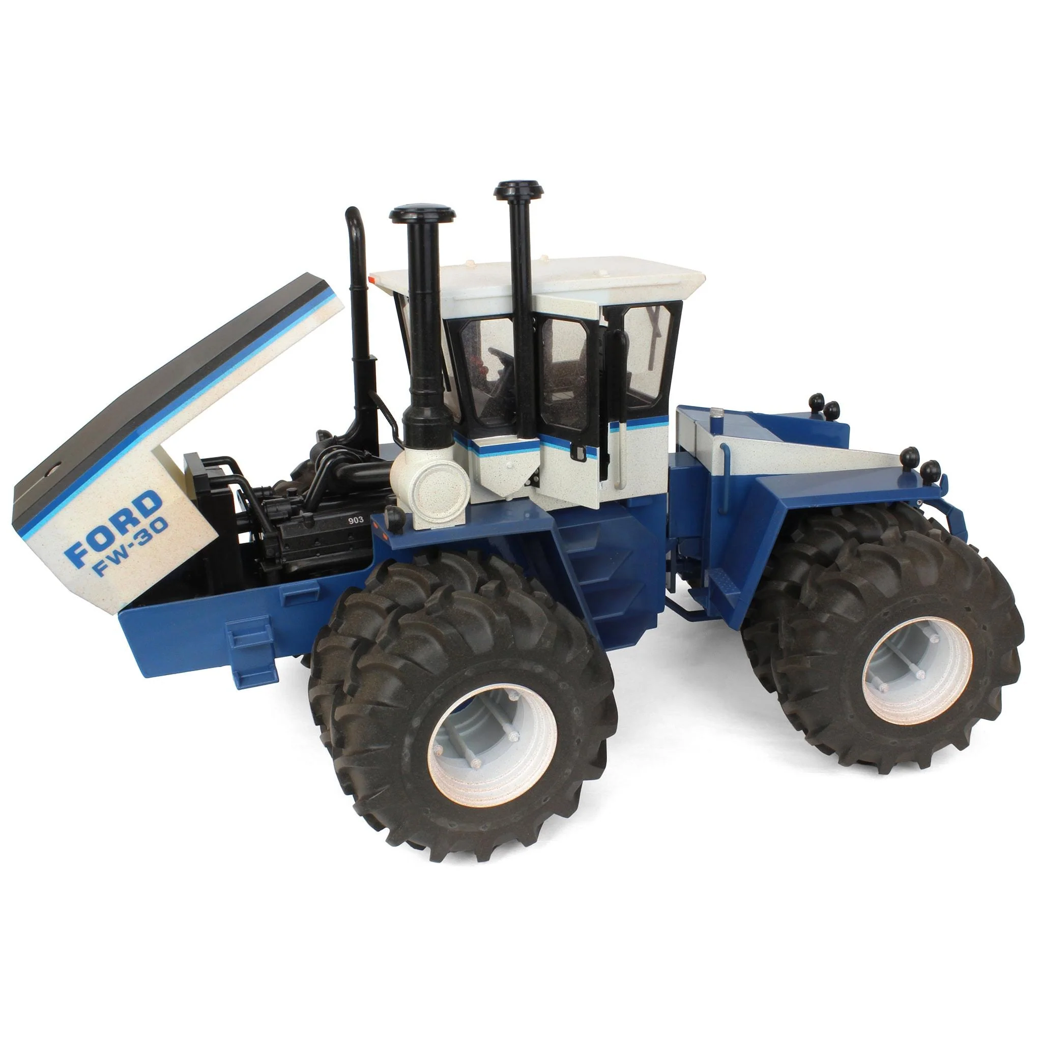 (B&D) Field Work Dust Chase Unit ~ 1/16 Ford FW-30 4WD Tractor with Duals, Toy Tractor Times 41st Anniv, ERTL Prestige - Damaged Box - Image 5