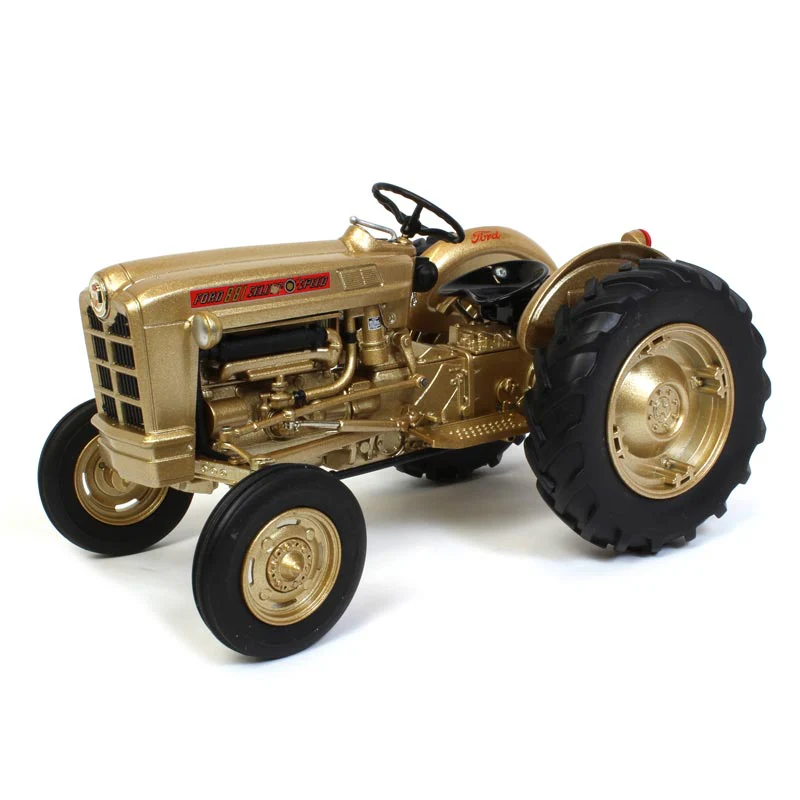 (B&D) 1/16 Ford 881 Gold Demonstrator Tractor, National Farm Toy Museum 25th Anniversary - Damaged Item