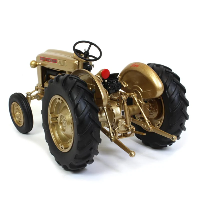 (B&D) 1/16 Ford 881 Gold Demonstrator Tractor, National Farm Toy Museum 25th Anniversary - Damaged Item - Image 4