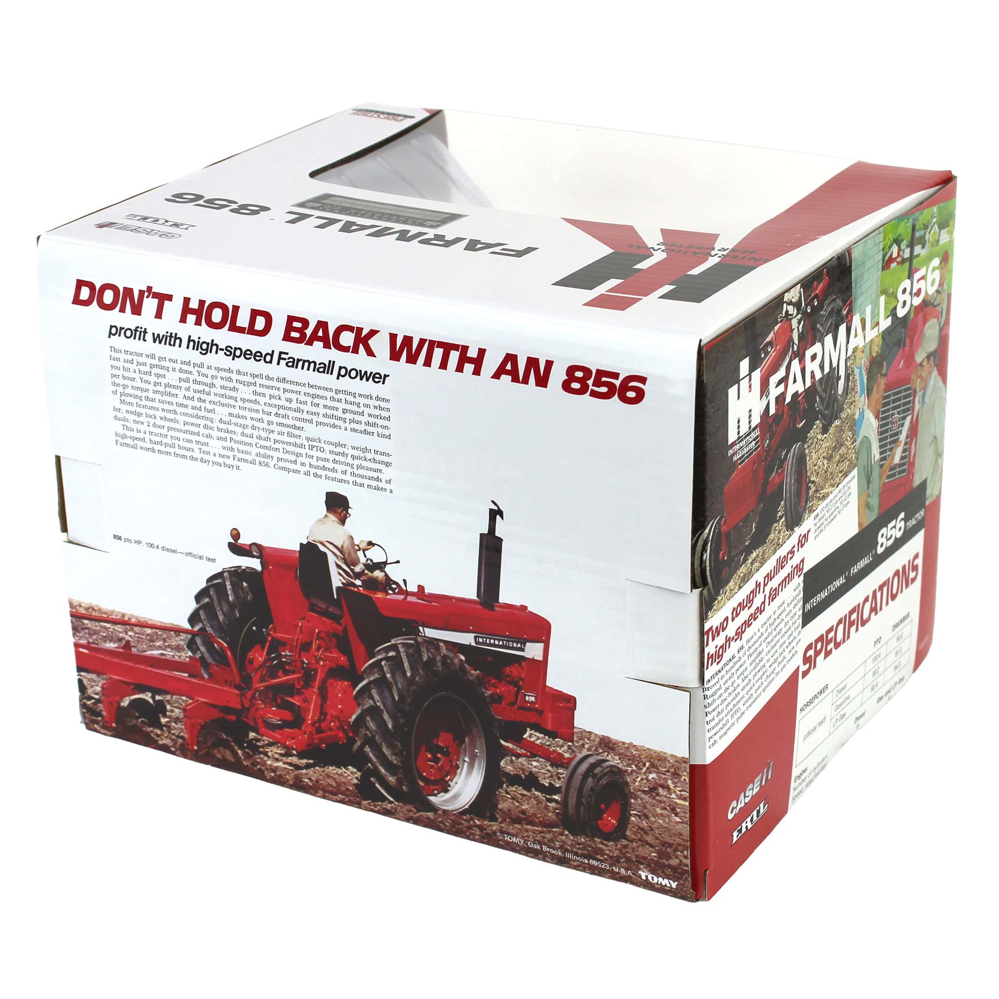 (B&D) 1/16 IH Farmall 856 Tractor, 4th in Outback Toys Exclusive Power Series - Damaged Box - Image 9