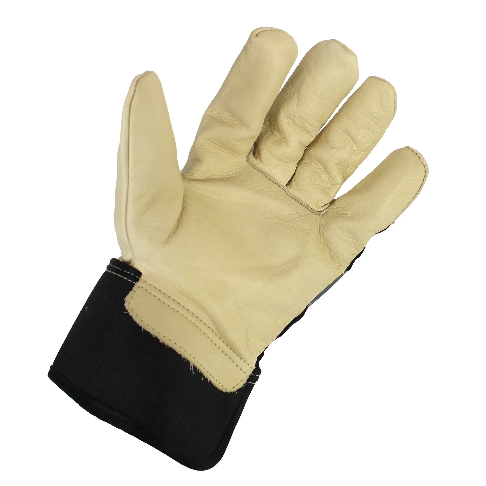 Black & Beige Case IH Work Gloves - Image 3