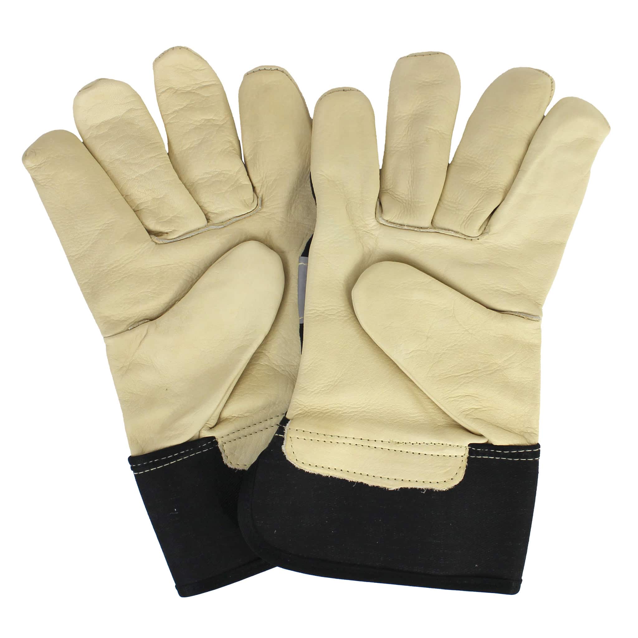 Black & Beige Case IH Work Gloves - Image 4