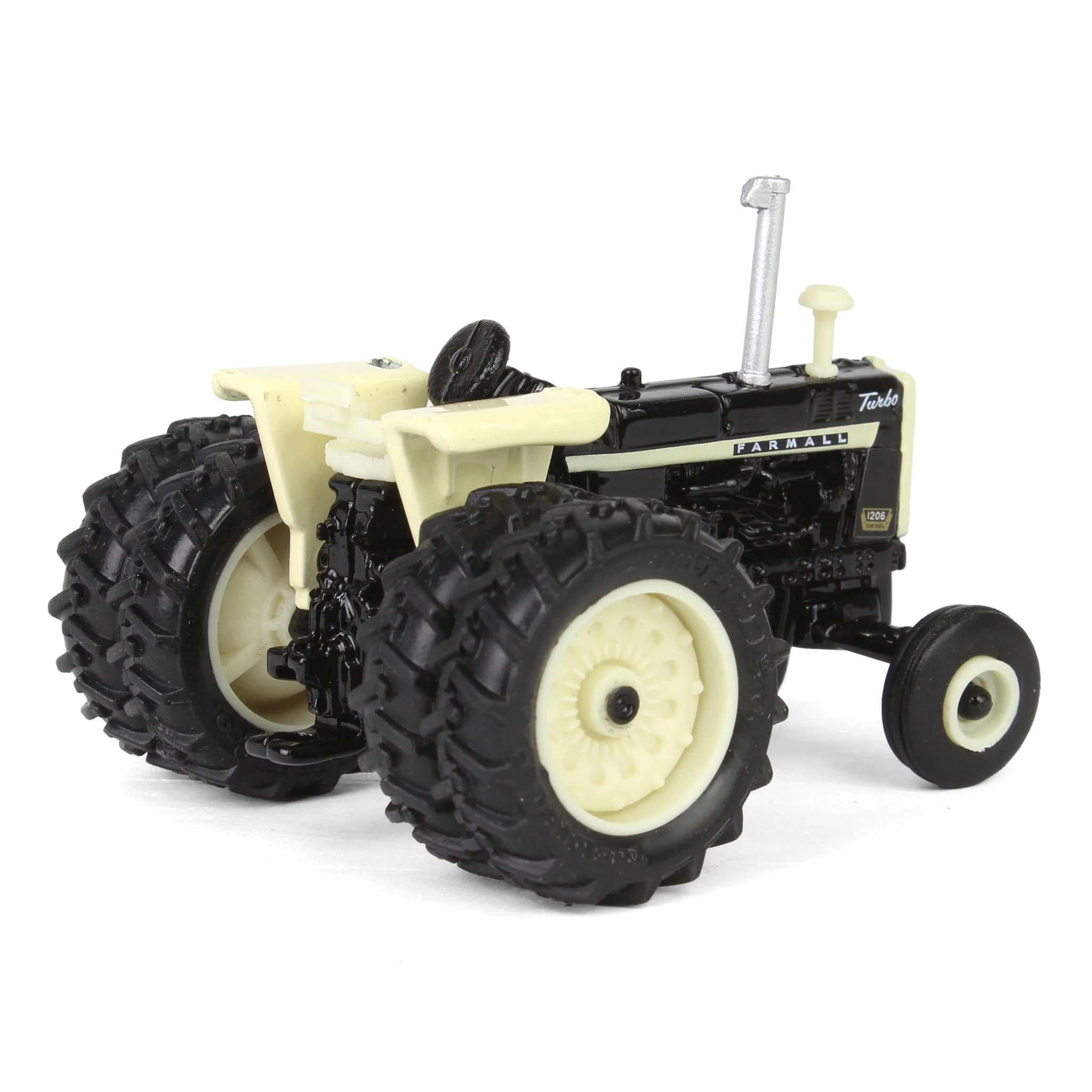 Black Chase Unit ~ 1/64 IH Farmall 1206 Turbo Tractor with Rear Duals, ERTL Prestige Collection - Image 3