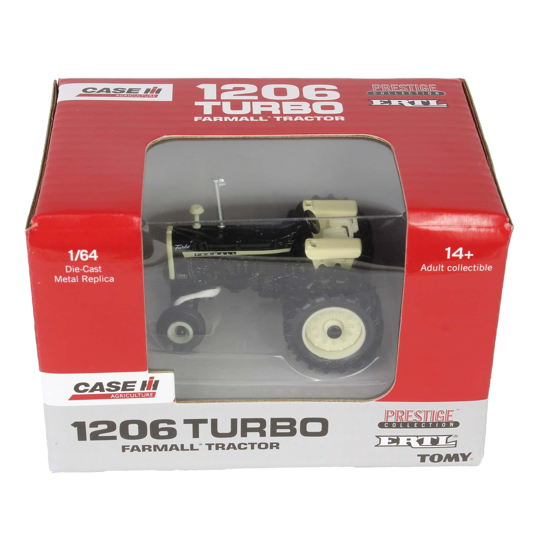 Black Chase Unit ~ 1/64 IH Farmall 1206 Turbo Tractor with Rear Duals, ERTL Prestige Collection - Image 5