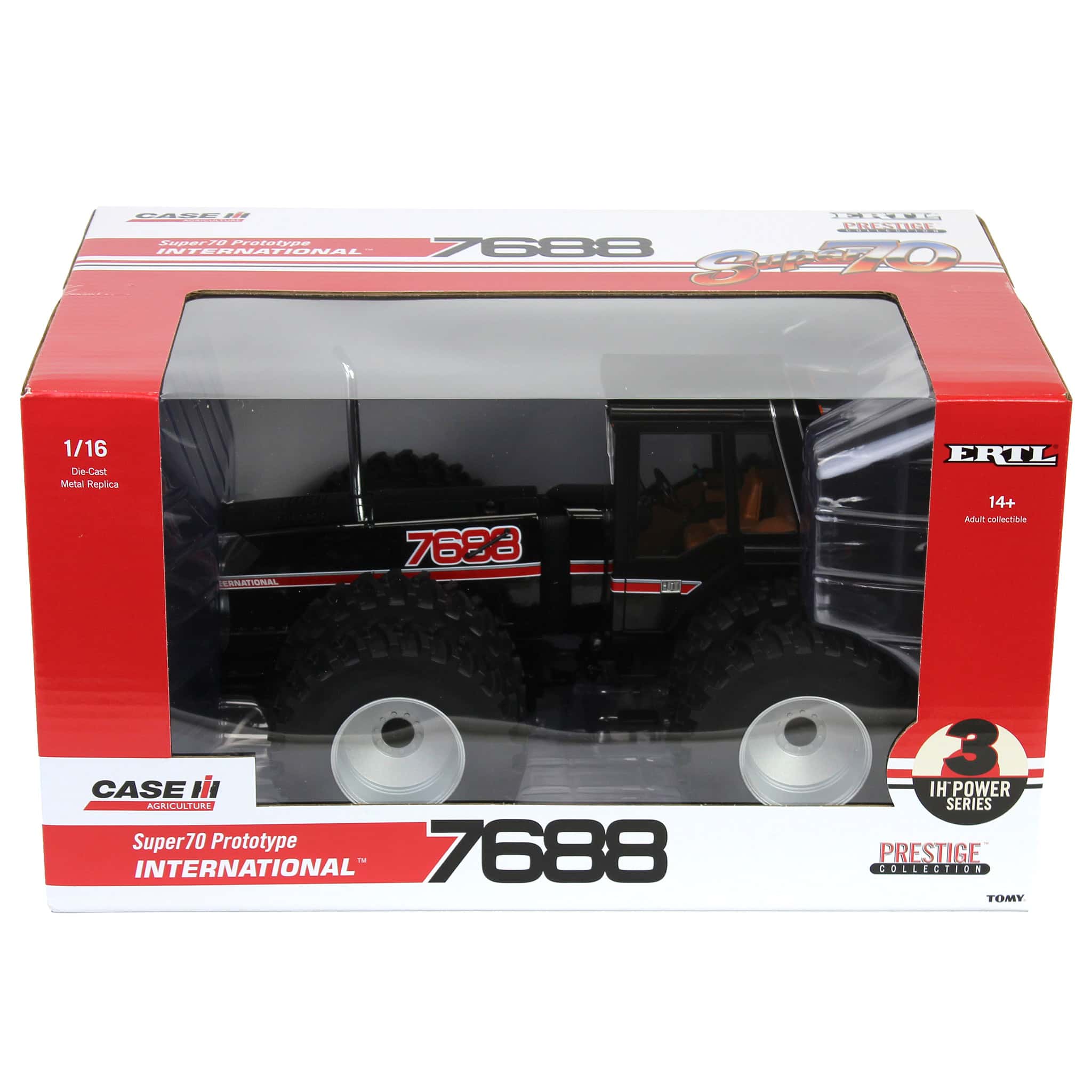 Black Chase Unit ~ 1/16 International 7688 Super 70 Series 2+2 Tractor, 3rd in Outback Toys Exclusive Power Series, ERTL Prestige - Image 7