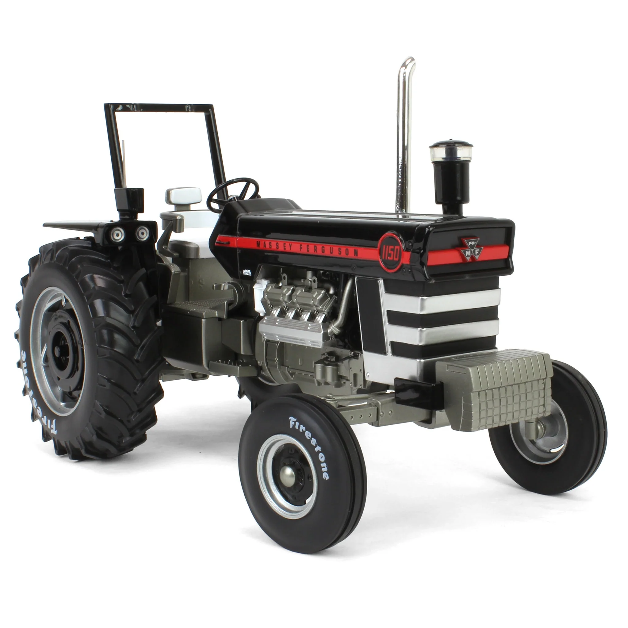 Black Chase Unit ~ 1/16 Massey Ferguson 1150 Tractor with ROPS & Firestone Tires by SpecCast - Image 2
