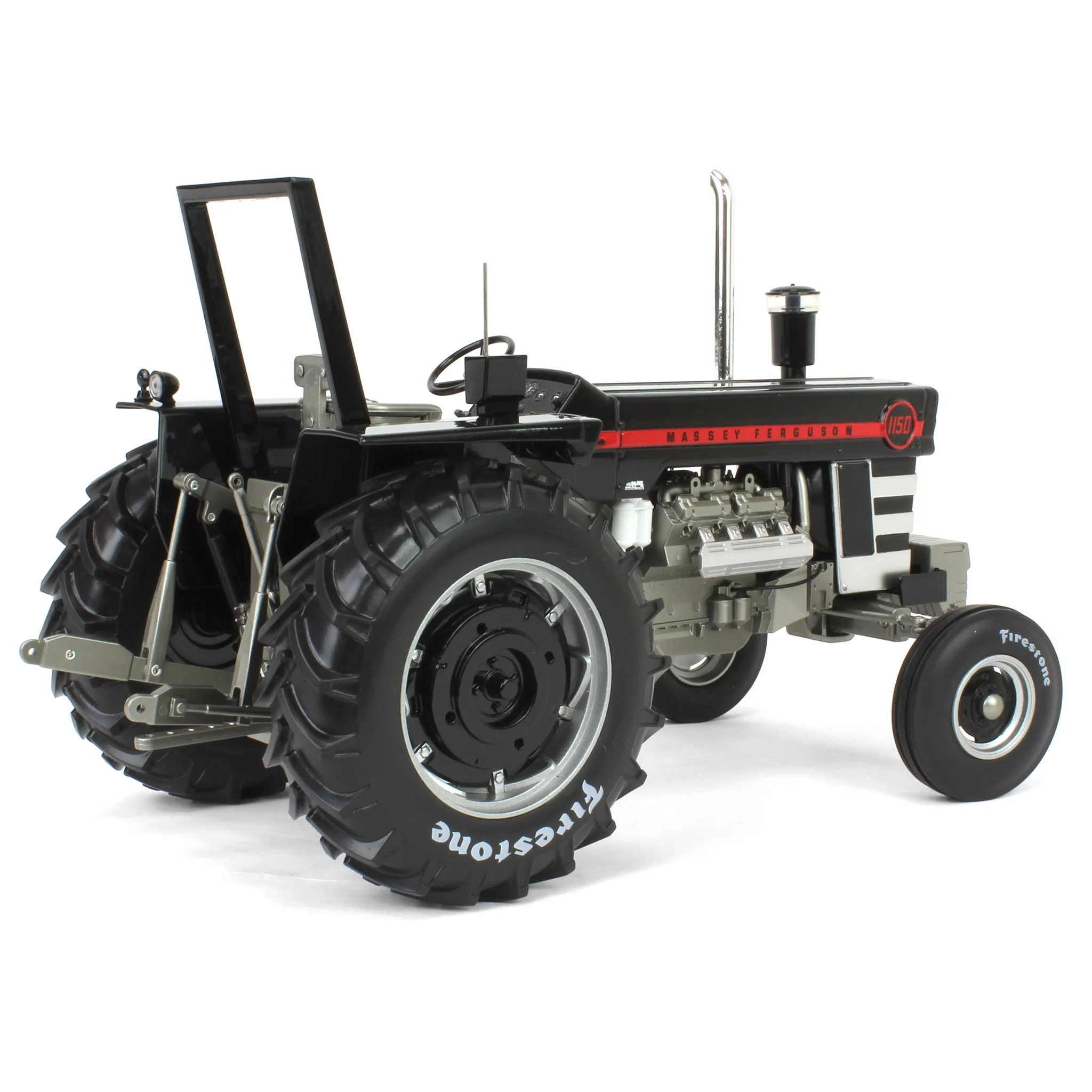 Black Chase Unit ~ 1/16 Massey Ferguson 1150 Tractor with ROPS & Firestone Tires by SpecCast - Image 3