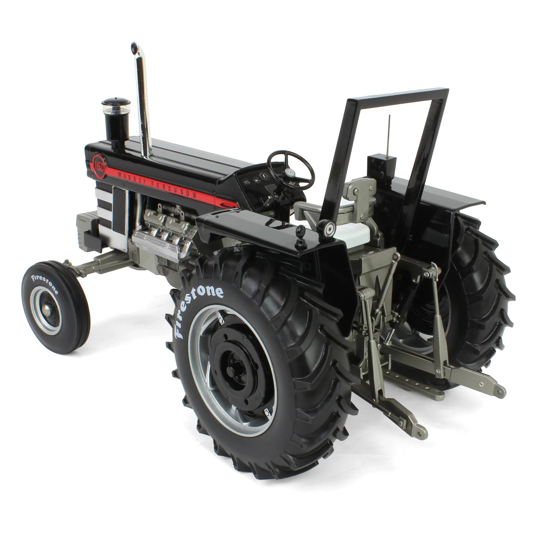 Black Chase Unit ~ 1/16 Massey Ferguson 1150 Tractor with ROPS & Firestone Tires by SpecCast - Image 4