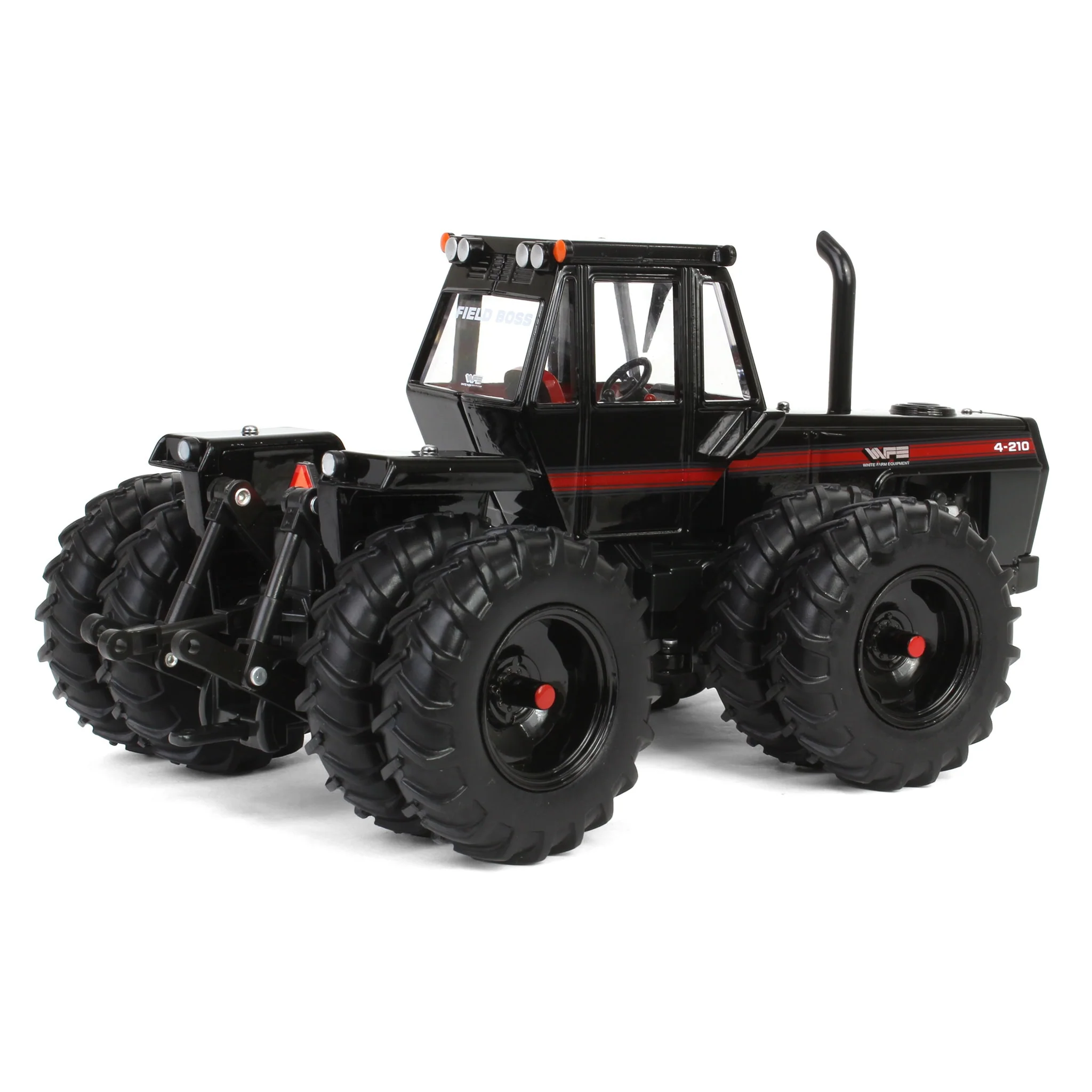Black Chase Unit ~ 1/32 White 4-210 4WD Tractor with Duals by ERTL, 2024 National Farm Toy Museum Select Series - Image 3