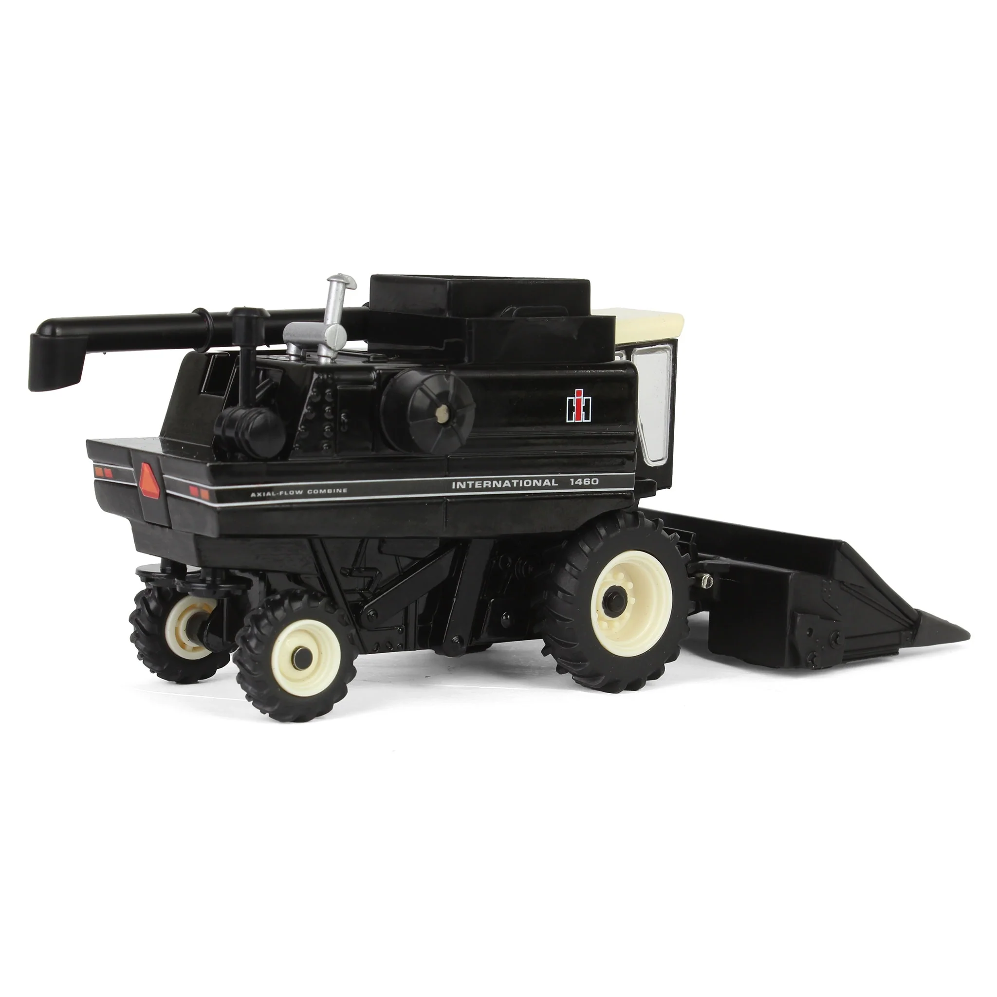 Black Chase Unit ~ 1/64 International 1460 Combine with Rear Wheel Assist, Corn Head & Grain Head by ERTL - Image 3