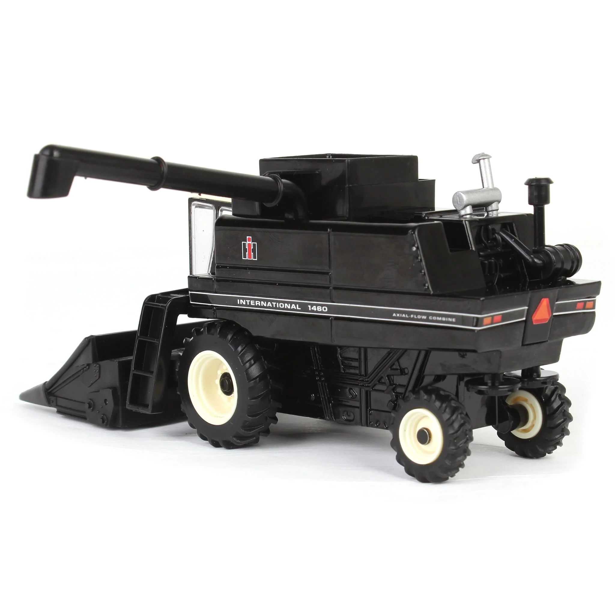 Black Chase Unit ~ 1/64 International 1460 Combine with Rear Wheel Assist, Corn Head & Grain Head by ERTL - Image 4
