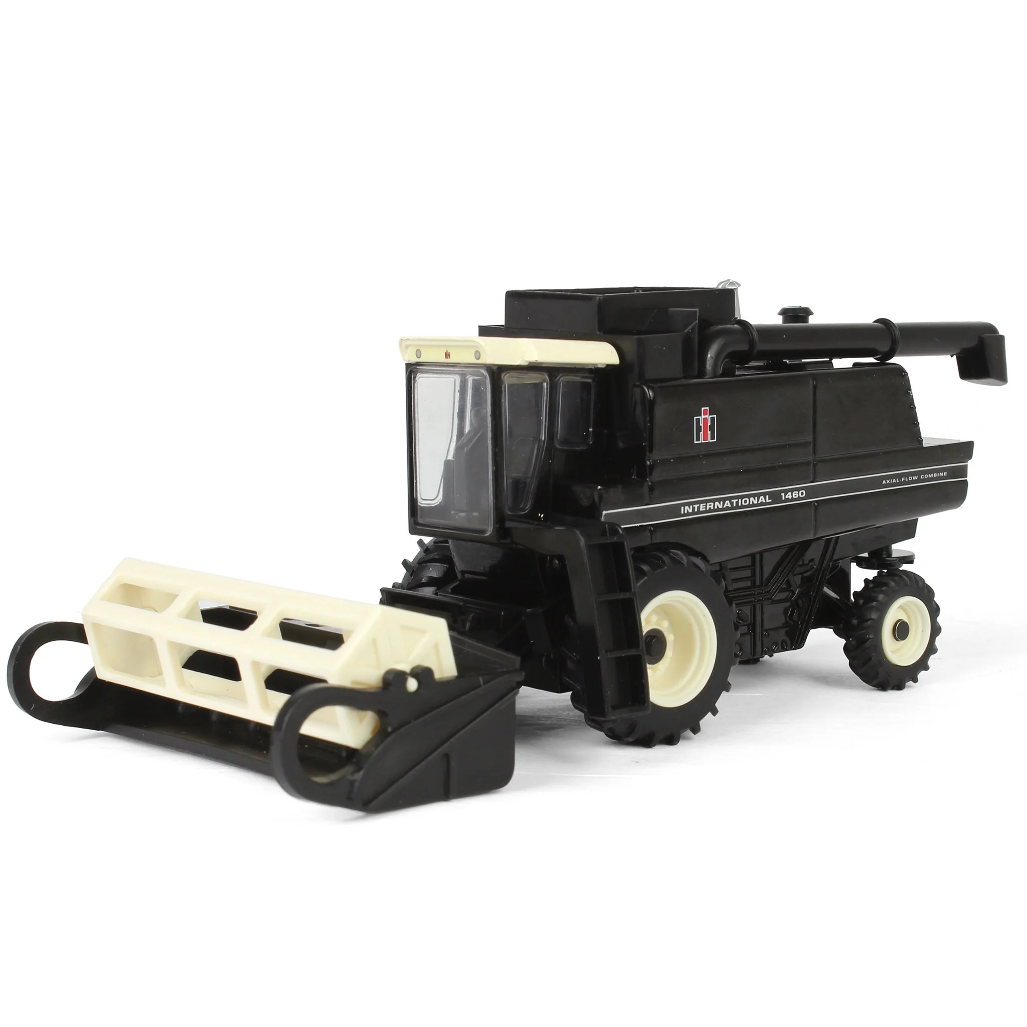 Black Chase Unit ~ 1/64 International 1460 Combine with Rear Wheel Assist, Corn Head & Grain Head by ERTL - Image 5