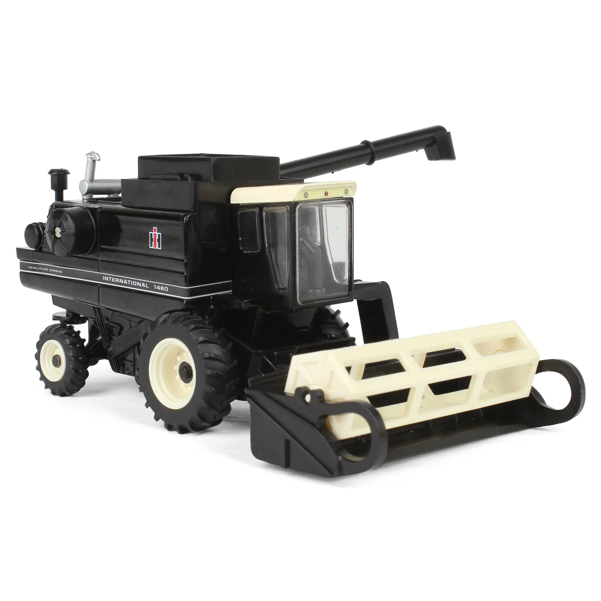 Black Chase Unit ~ 1/64 International 1460 Combine with Rear Wheel Assist, Corn Head & Grain Head by ERTL - Image 6