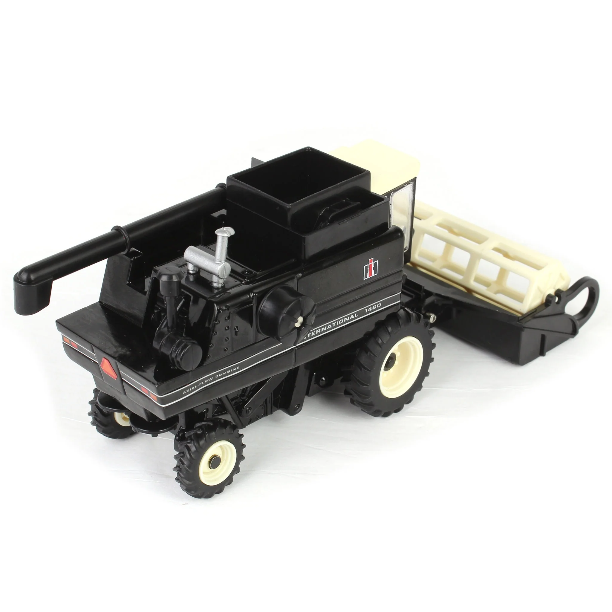Black Chase Unit ~ 1/64 International 1460 Combine with Rear Wheel Assist, Corn Head & Grain Head by ERTL - Image 7