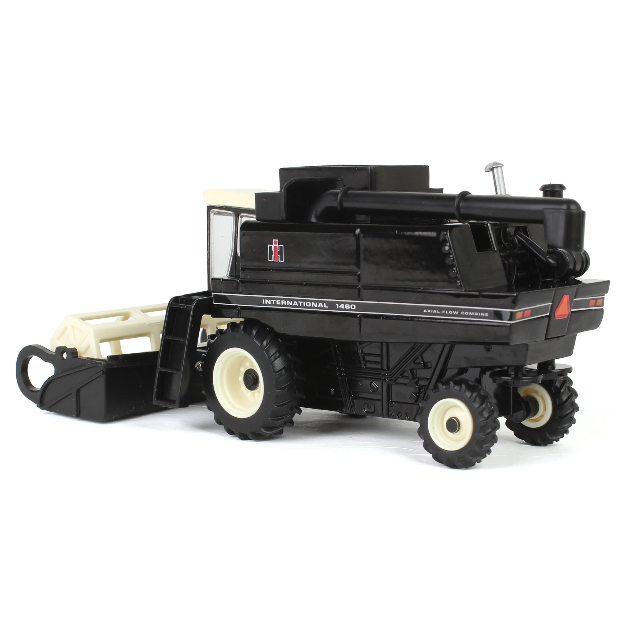 Black Chase Unit ~ 1/64 International 1460 Combine with Rear Wheel Assist, Corn Head & Grain Head by ERTL - Image 8