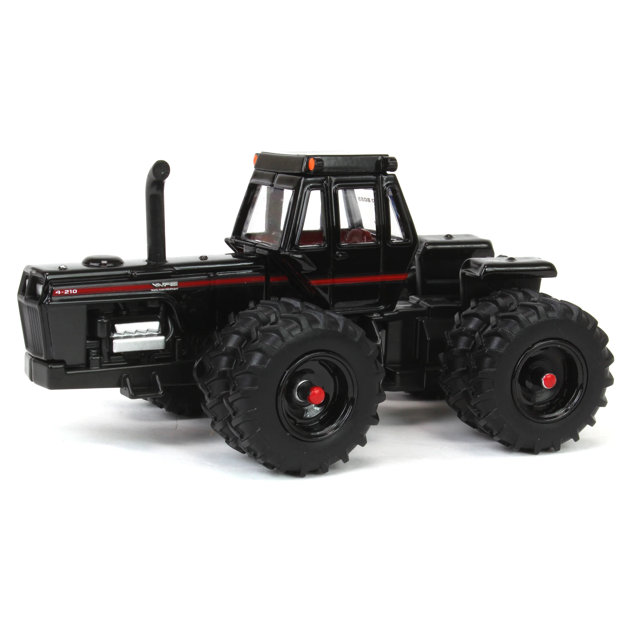 Black Chase Unit ~ 1/64 White 4-210 4WD Tractor with Duals by ERTL, 2024 National Farm Toy Museum