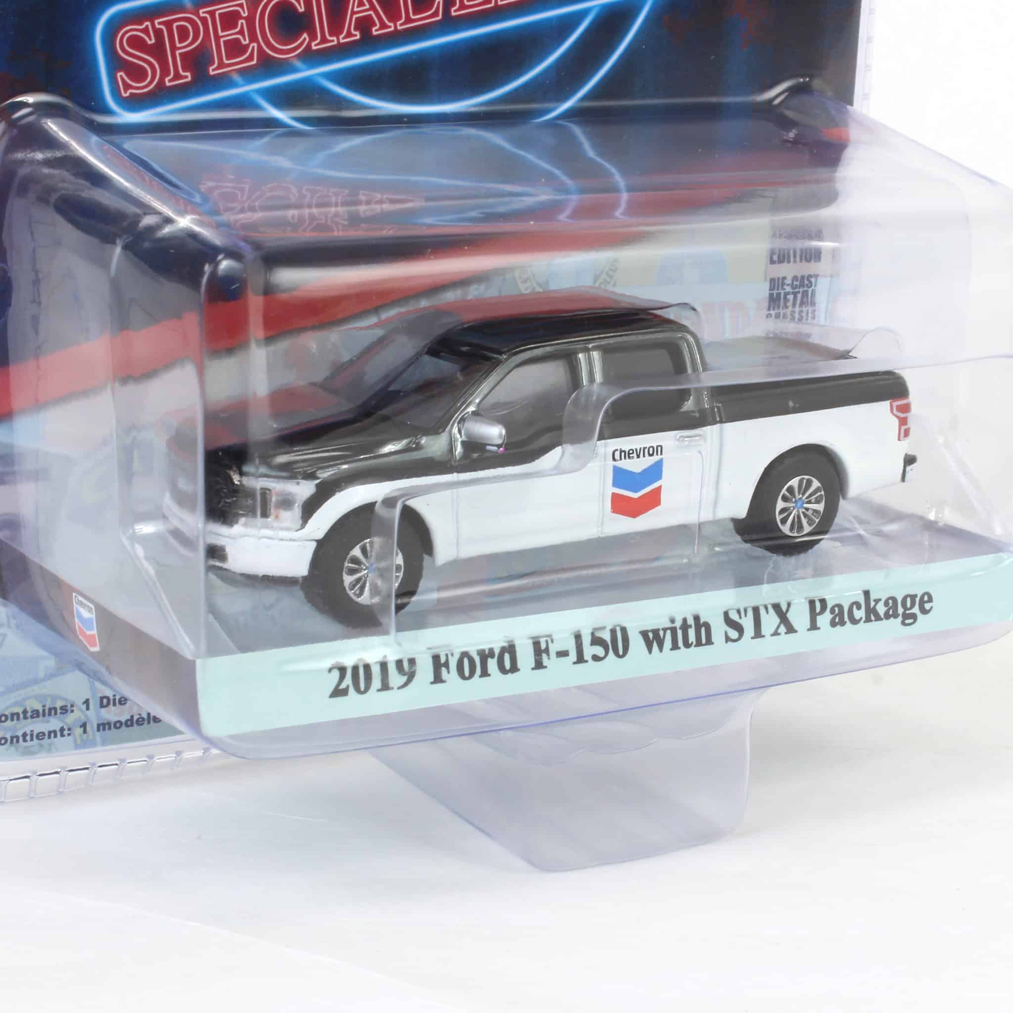 Black Color Chrome Chase ~ 1/64 2019 Ford F-150 XL With STX Package, Chevron Special Edition Series 1 - Image 2