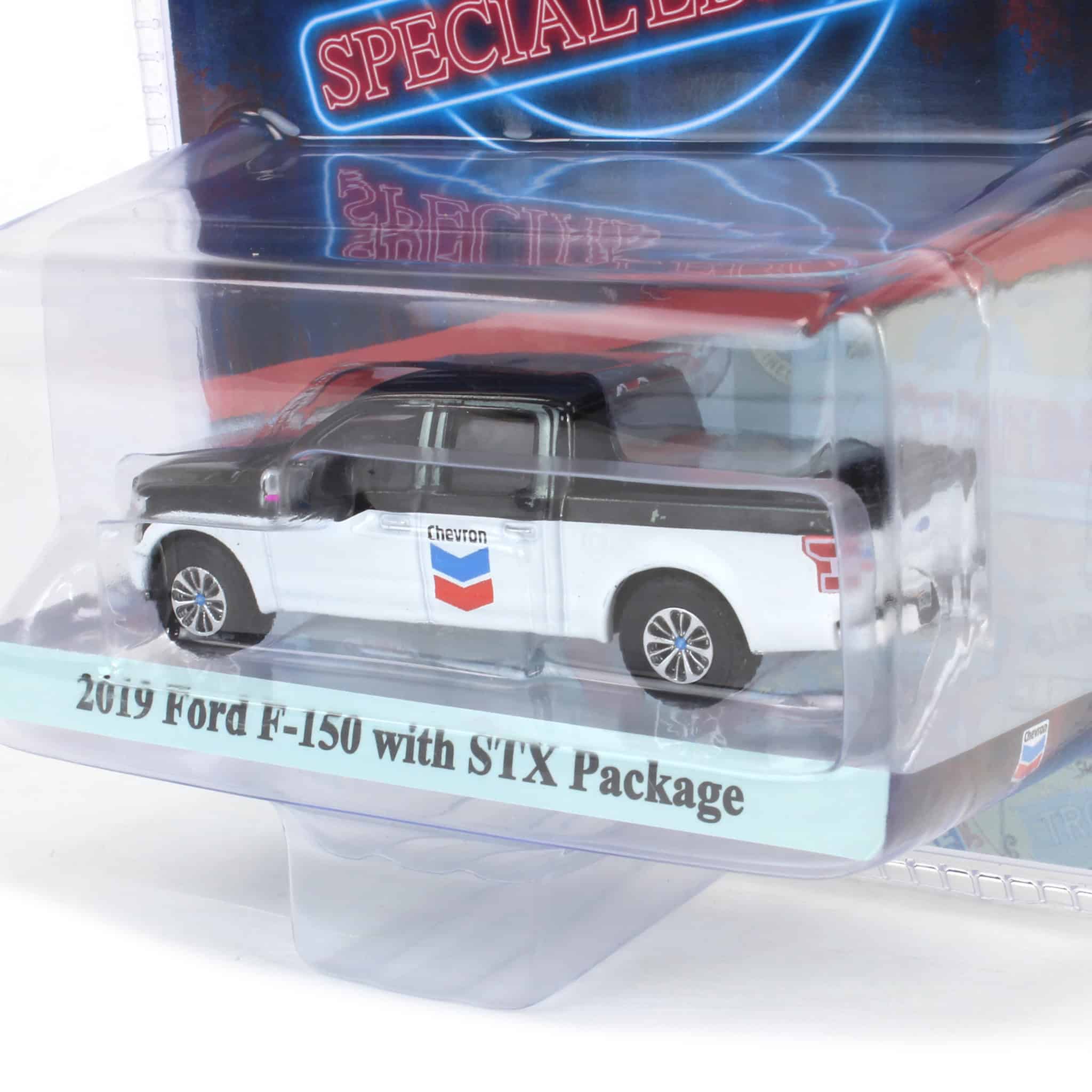 Black Color Chrome Chase ~ 1/64 2019 Ford F-150 XL With STX Package, Chevron Special Edition Series 1 - Image 3