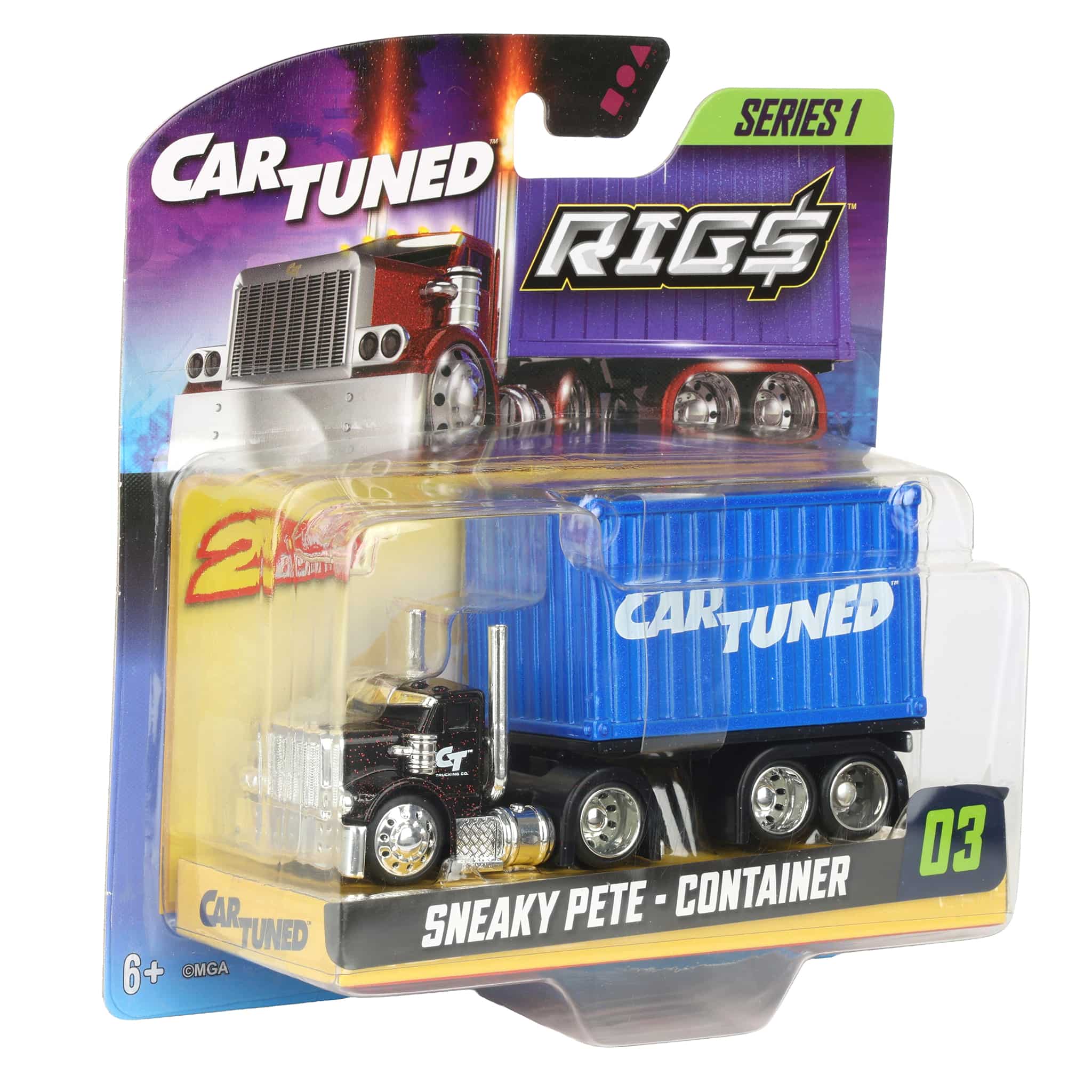 Black & Red Sneaky Pete with Blue Stackable Container CarTuned RIGS Series 1 - Image 2
