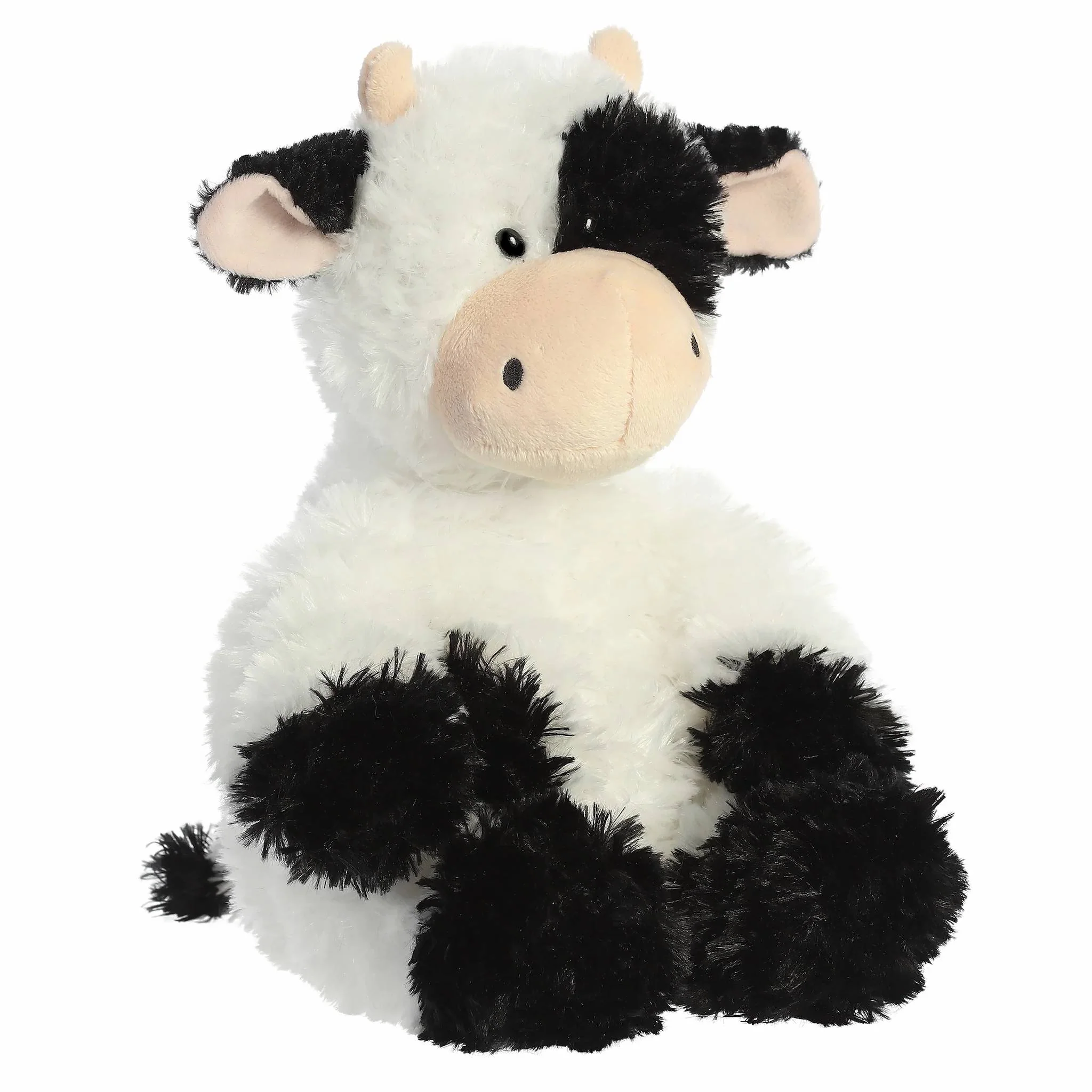 Black & White Cow 12 inch Tubbie Wubbies Plush by Aurora - Image 2