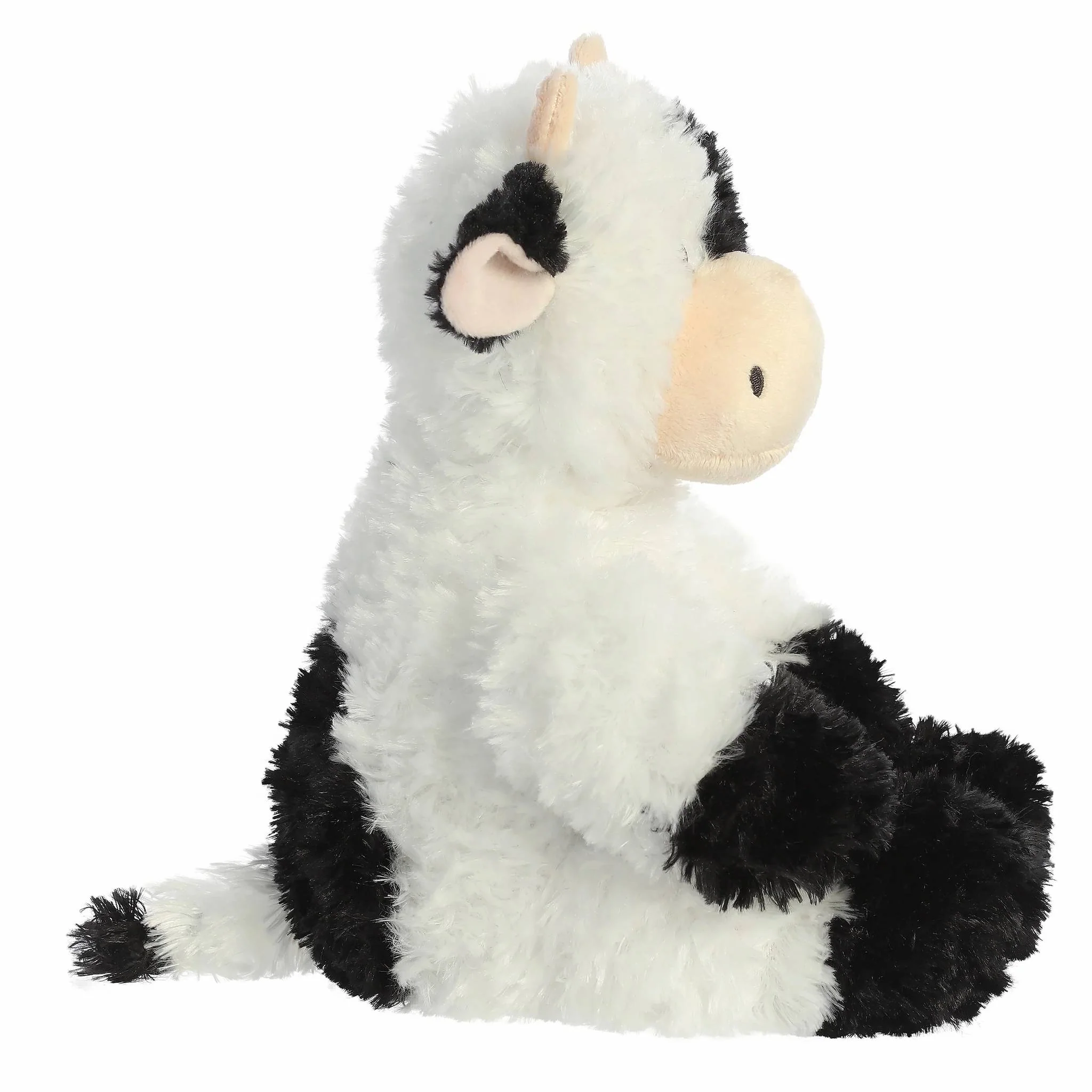 Black & White Cow 12 inch Tubbie Wubbies Plush by Aurora - Image 3
