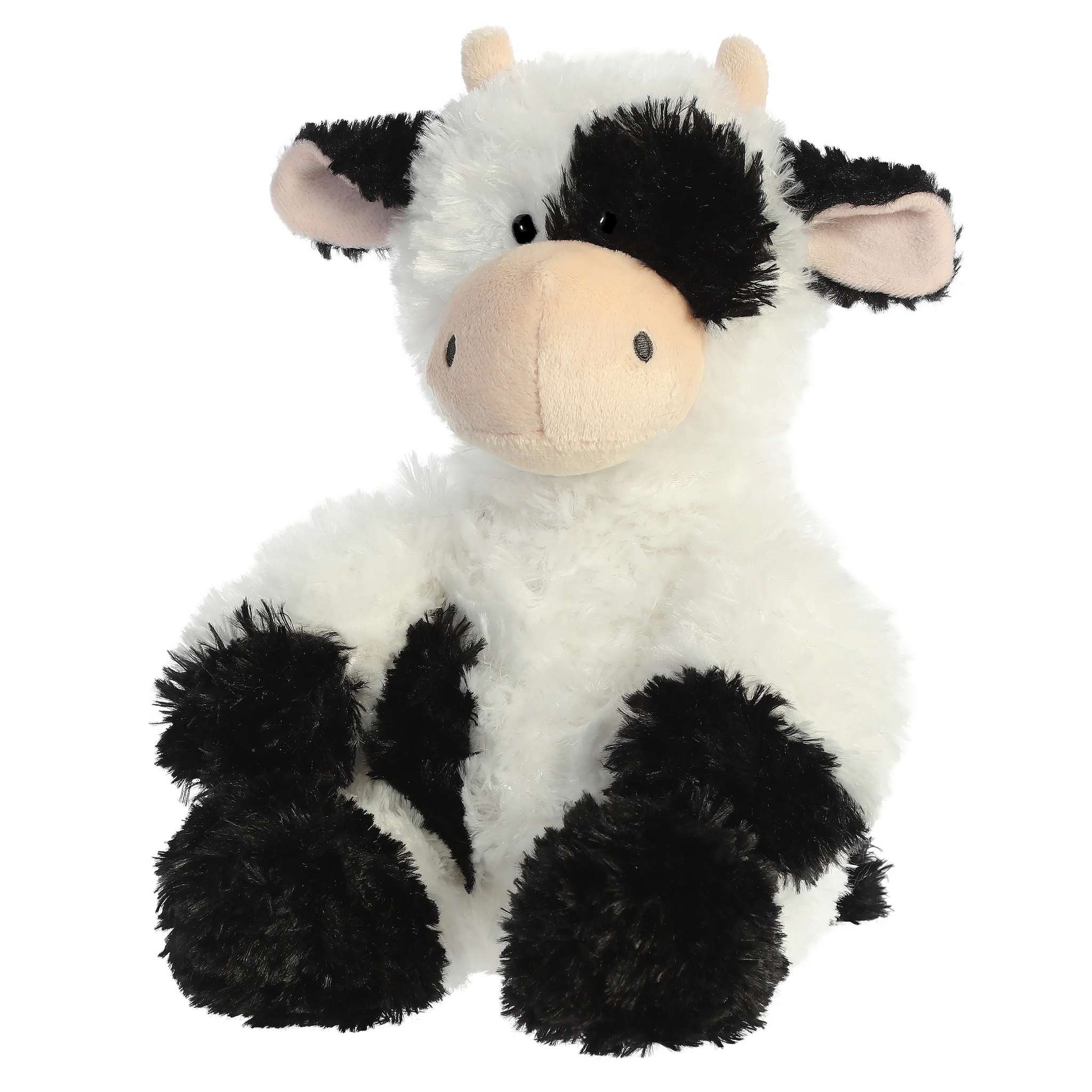 Black & White Cow 12 inch Tubbie Wubbies Plush by Aurora - Image 5