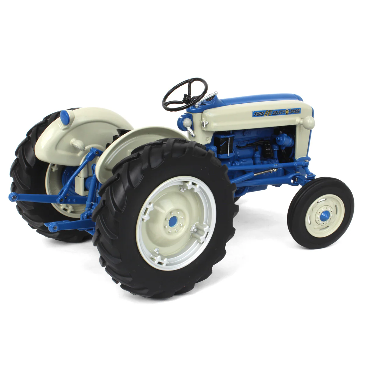 Blue Chase Unit ~ 1/16 Ford 881 Select-O-Speed Tractor with Wide Front, ERTL Prestige Collection - Image 3