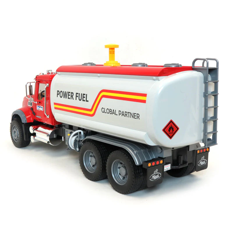 BONUS: 1/16 BRUDER Mack Granite Fuel Tanker with Bruder Hard Hat - Image 2