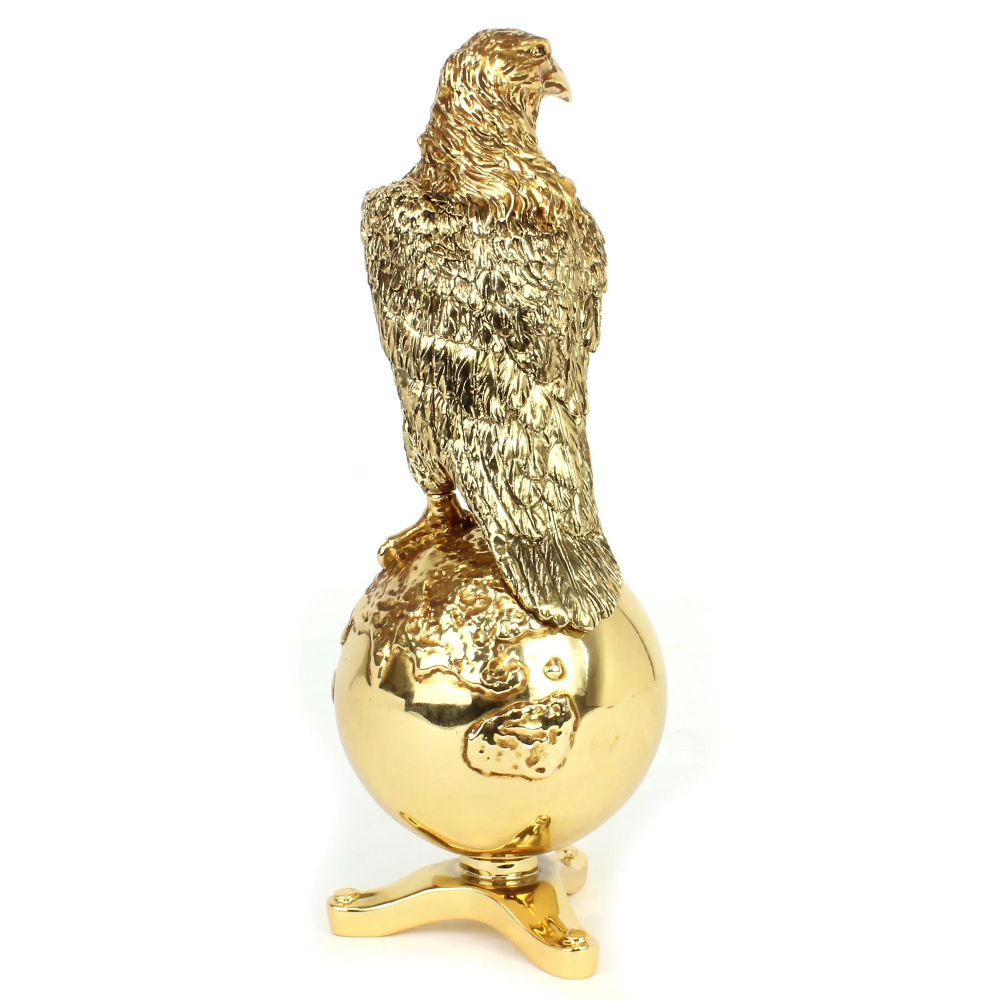 Gold / Bronze Edition ~ Case Old Abe Eagle on Globe, 3D Sculpture - Image 3