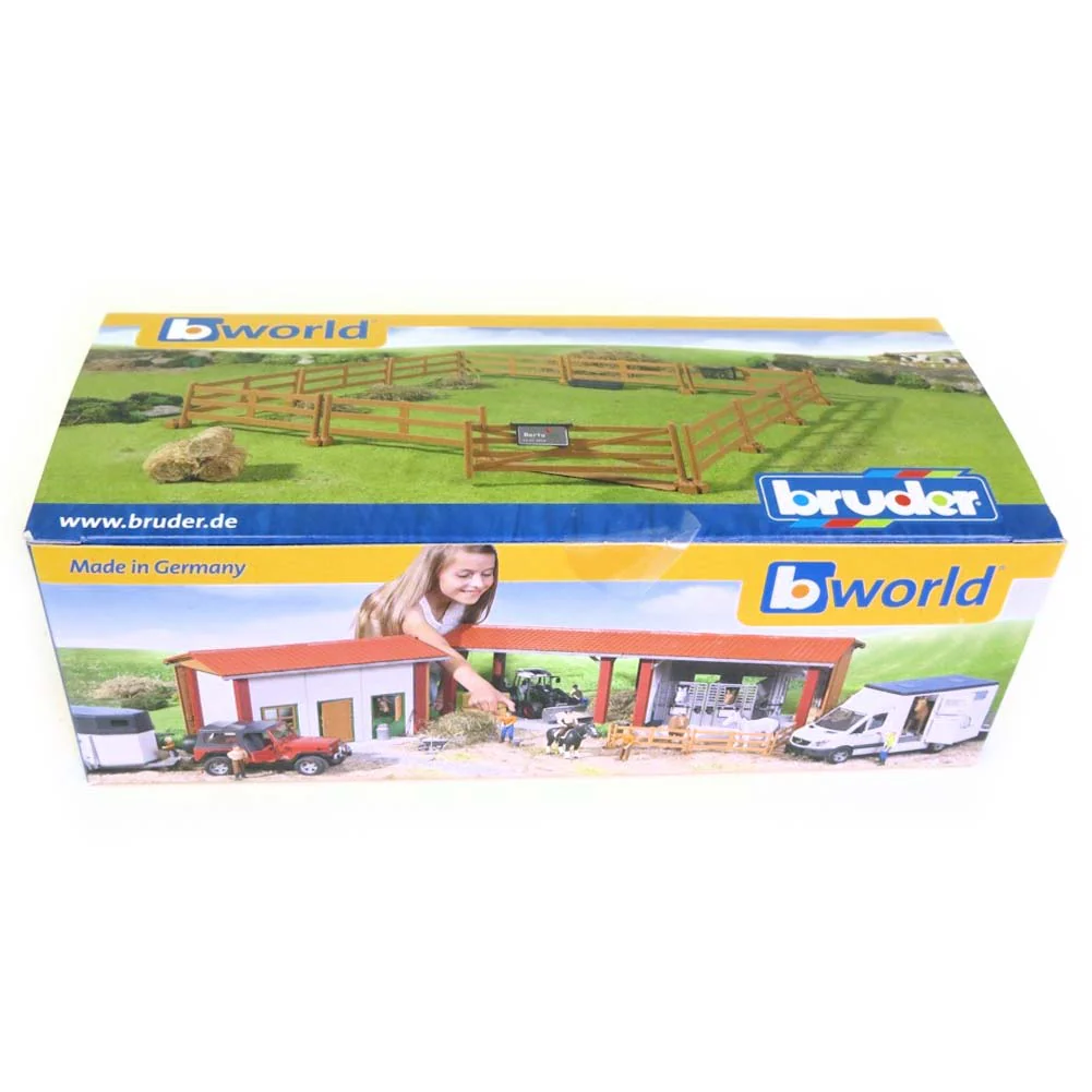 1/16 Bruder Brown Pasture Fence for Horses - Image 2
