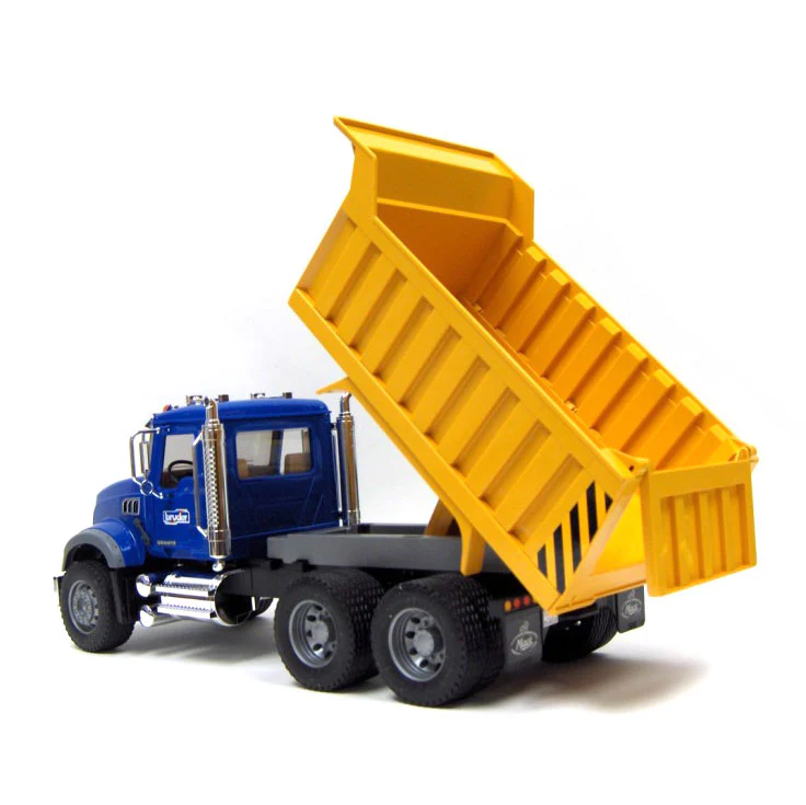 Bruder MACK Granite Dump Truck with Plow Blade - Image 3