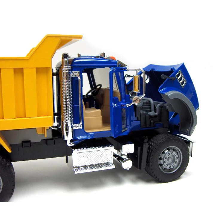 Bruder MACK Granite Dump Truck with Plow Blade - Image 4