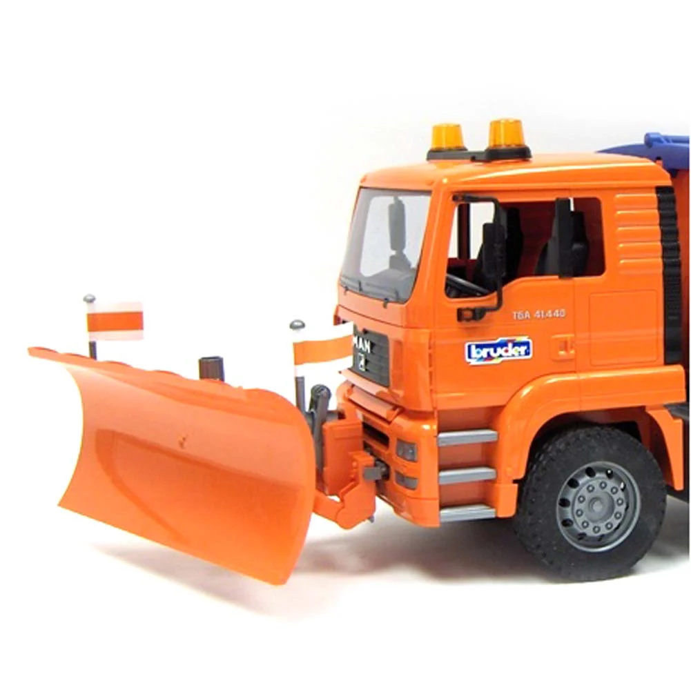 Bruder MACK Granite Dump Truck with Plow Blade - Image 6