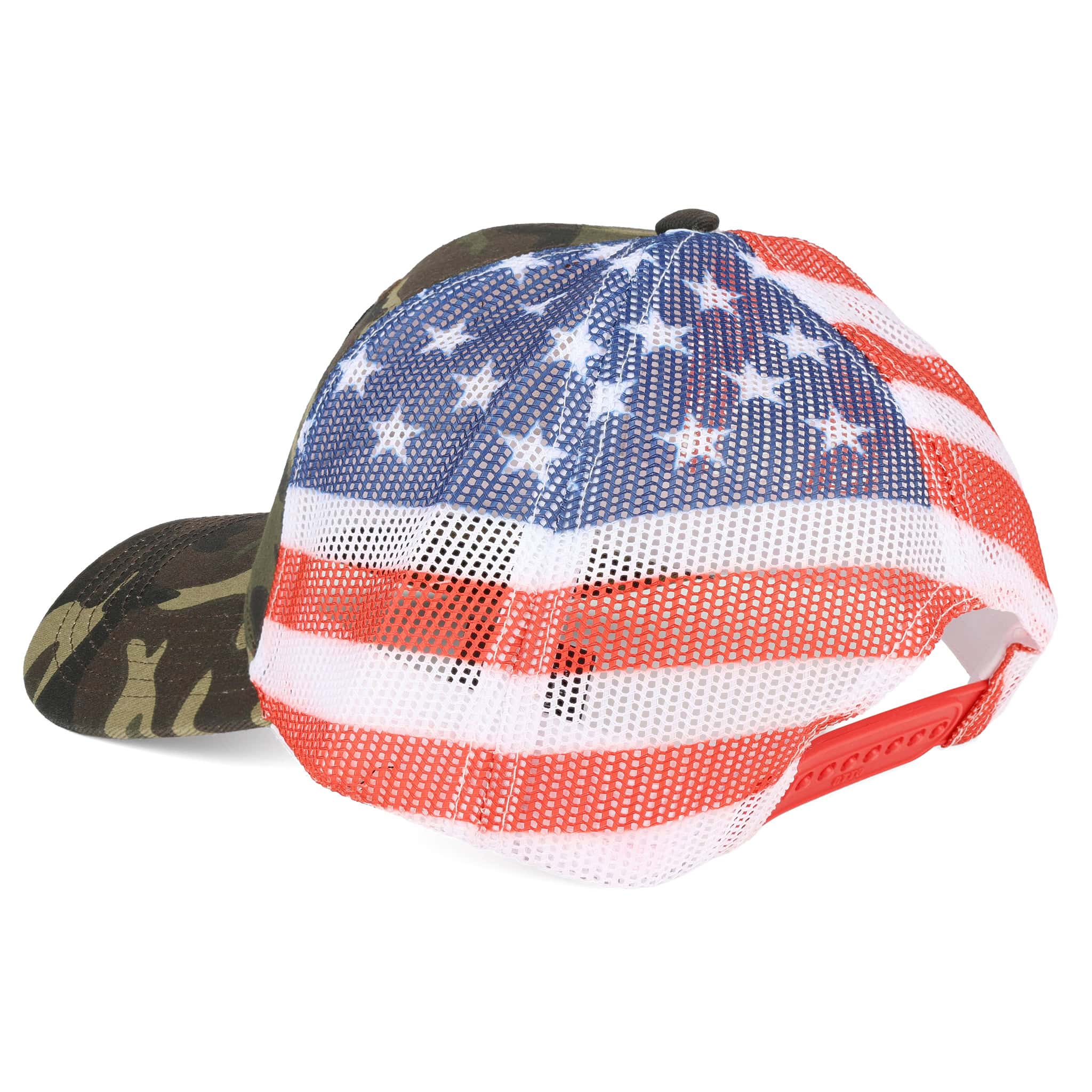 Camouflage & American Flag IH Logo Mesh Back Hat IHCF67 - Image 3