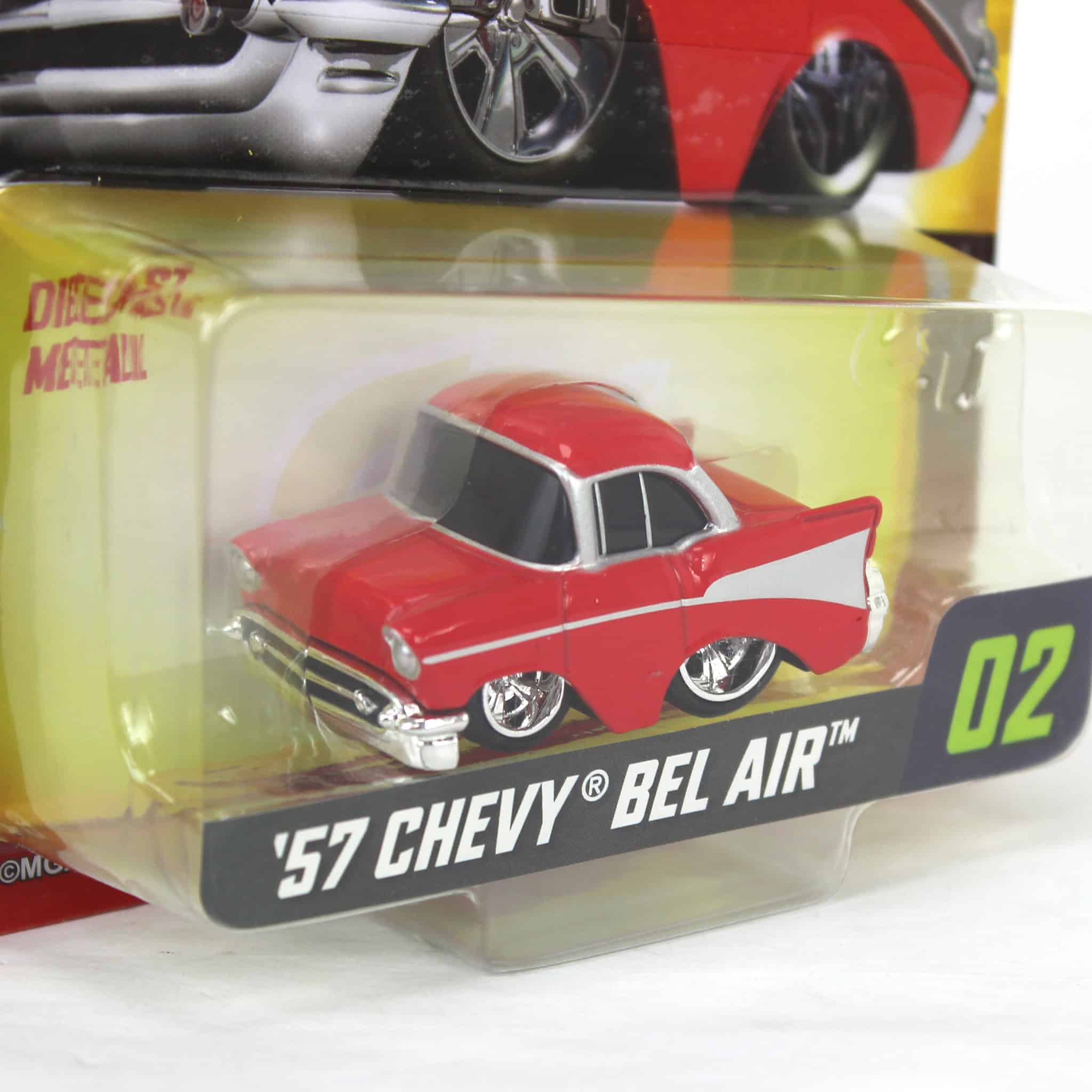 CarTuned 1957 Chevy Bel Air Lowrider, Red, Mainline Series 3 - Image 2