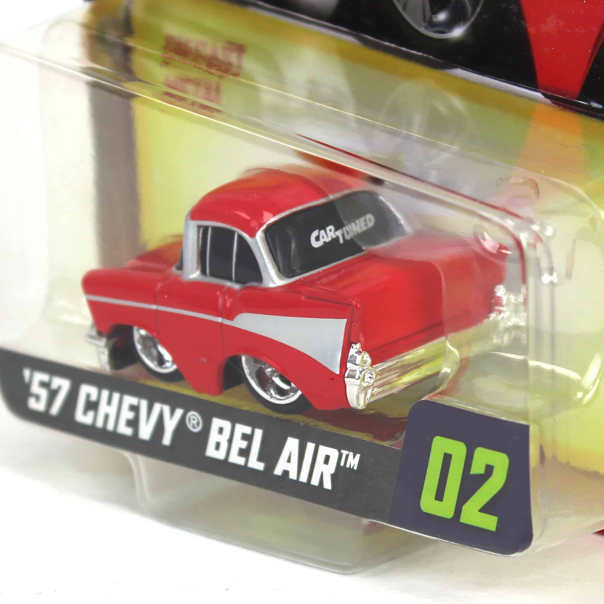 CarTuned 1957 Chevy Bel Air Lowrider, Red, Mainline Series 3 - Image 3