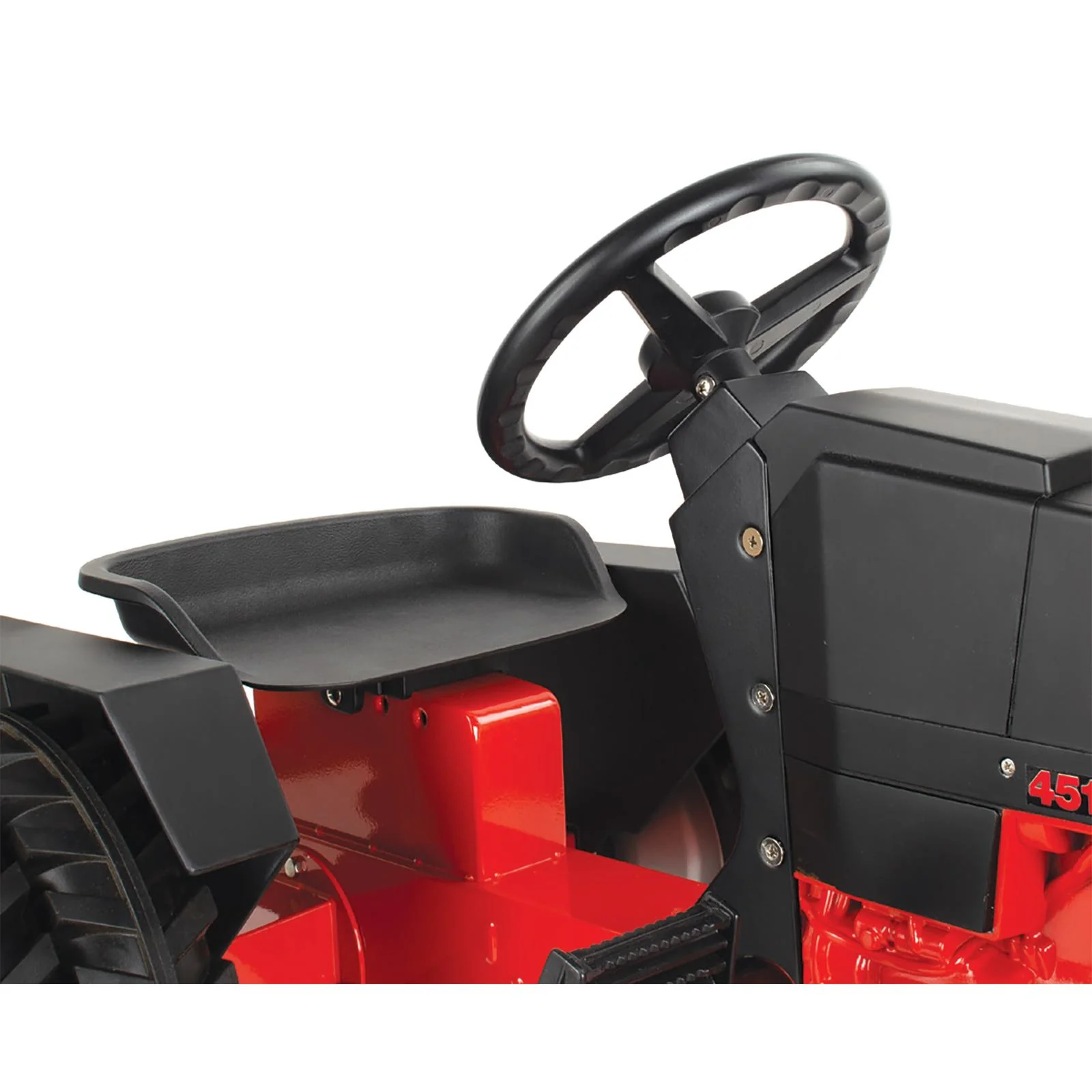 Case 1070 Agri King Black Knight Demonstrator Pedal Tractor with Rear Duals, ERTL Limited Series - Image 6