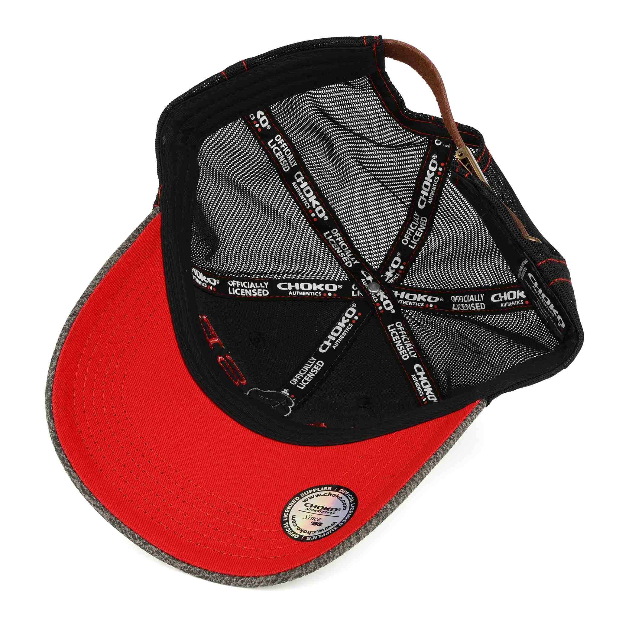 Case Abe Eagle Gray & Black Canvas Mesh Back Cap - Image 4