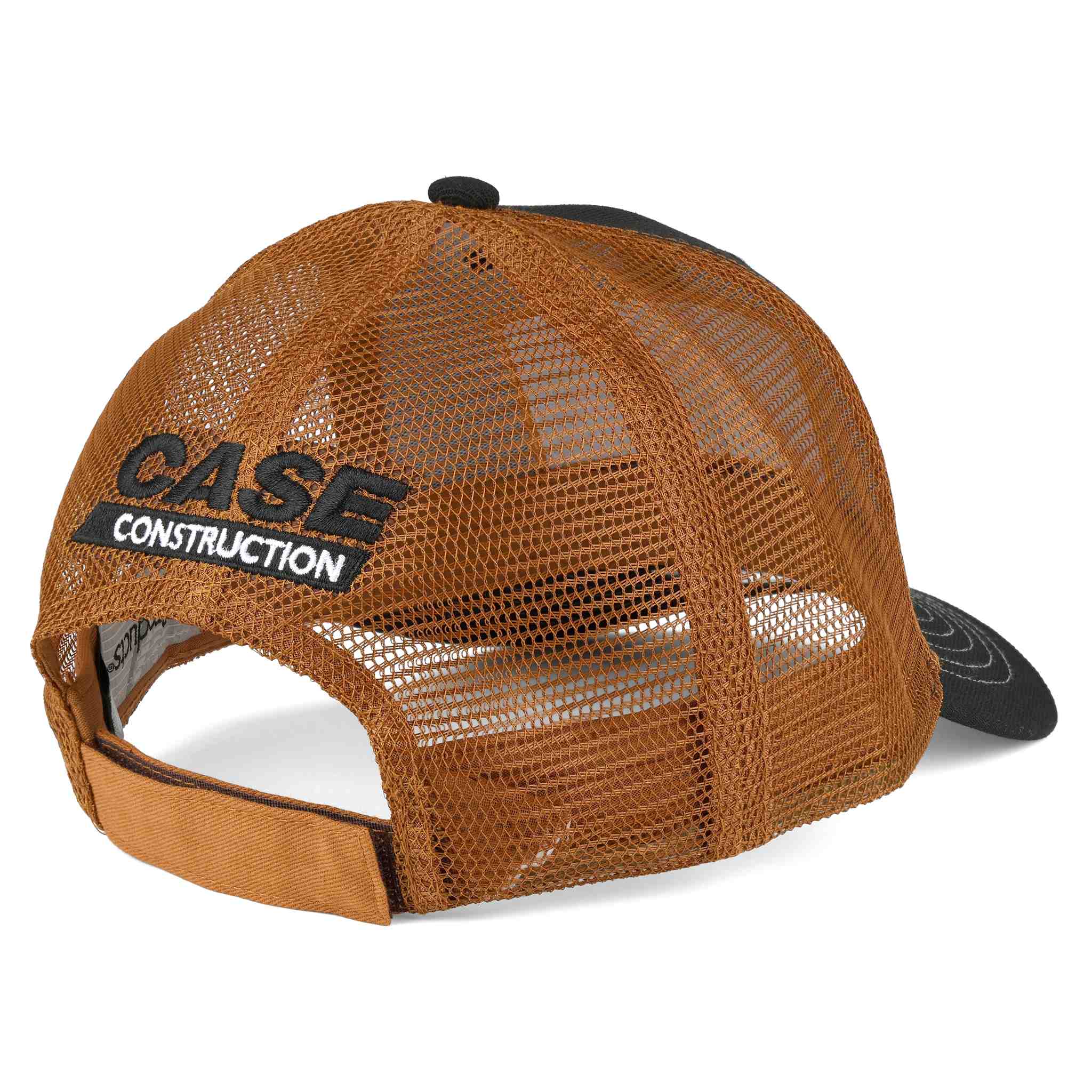 Case Construction American Flag Cap with Black Front & Power Tan Back - Image 3
