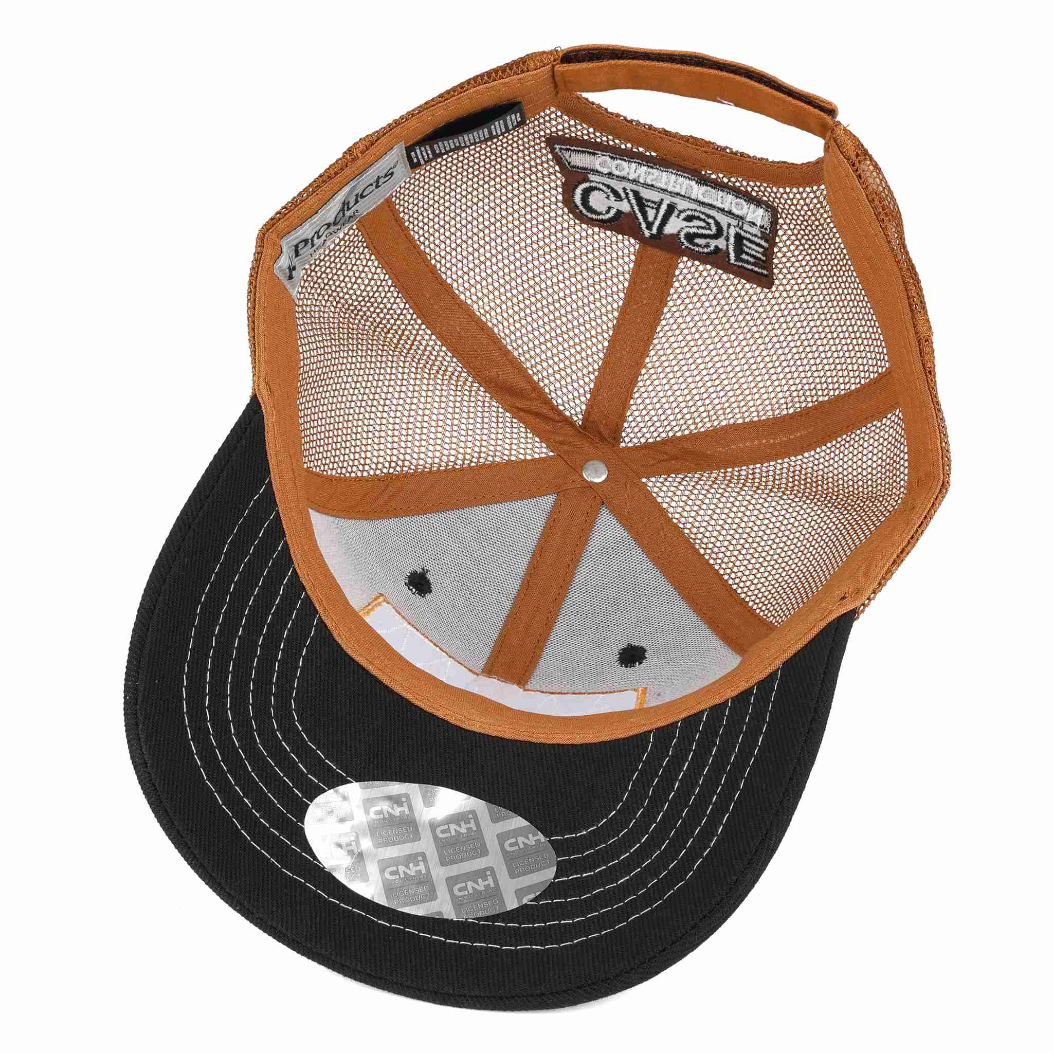 Case Construction American Flag Cap with Black Front & Power Tan Back - Image 4