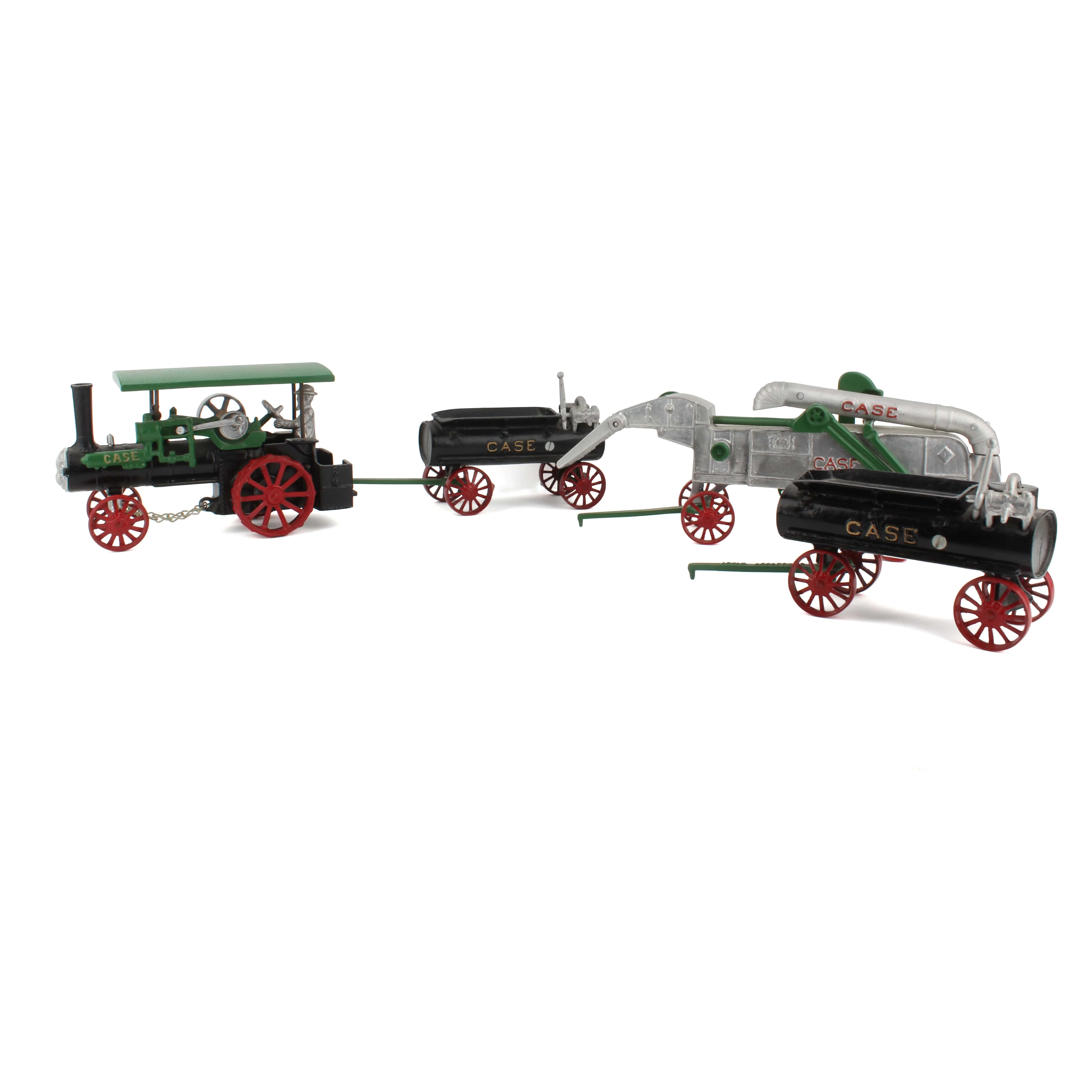 Case Grain Train with Steam Tractor, (2) Water Wagons & Thresher by Irvin Model Shop - Image 2