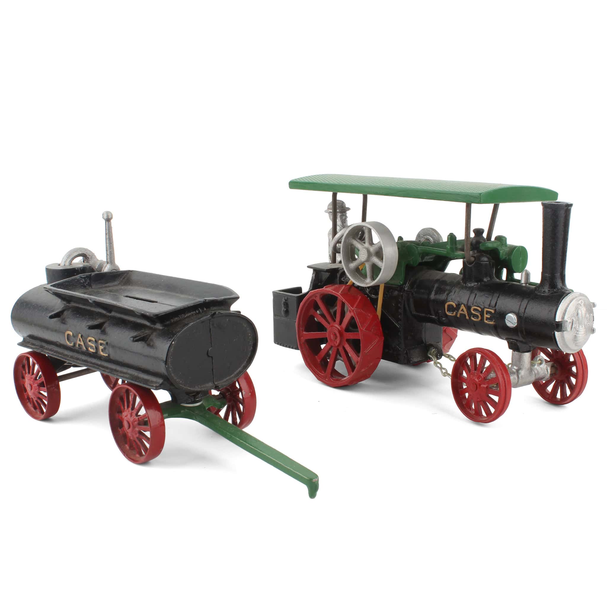 Case Grain Train with Steam Tractor, (2) Water Wagons & Thresher by Irvin Model Shop - Image 4
