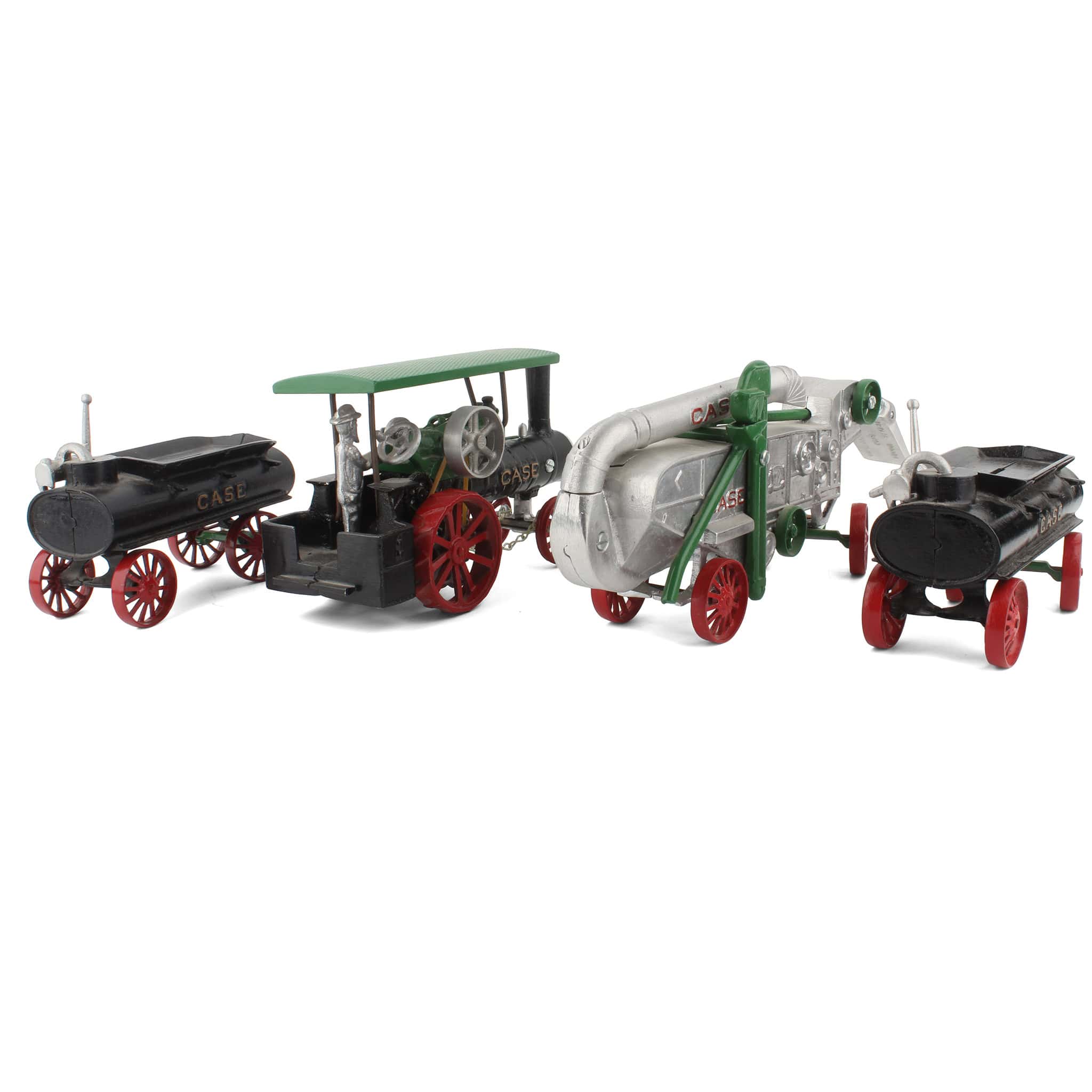 Case Grain Train with Steam Tractor, (2) Water Wagons & Thresher by Irvin Model Shop - Image 5