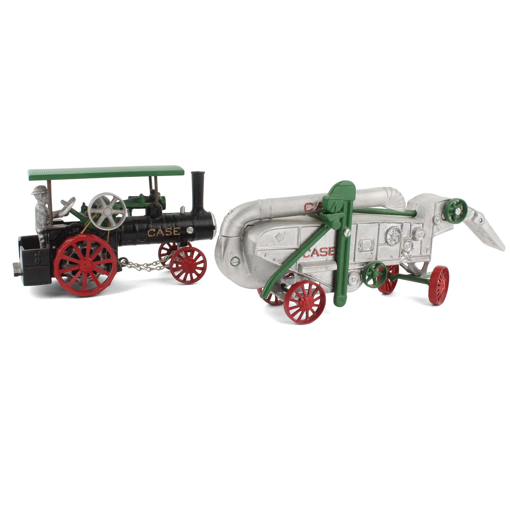 Case Grain Train with Steam Tractor, (2) Water Wagons & Thresher by Irvin Model Shop - Image 6