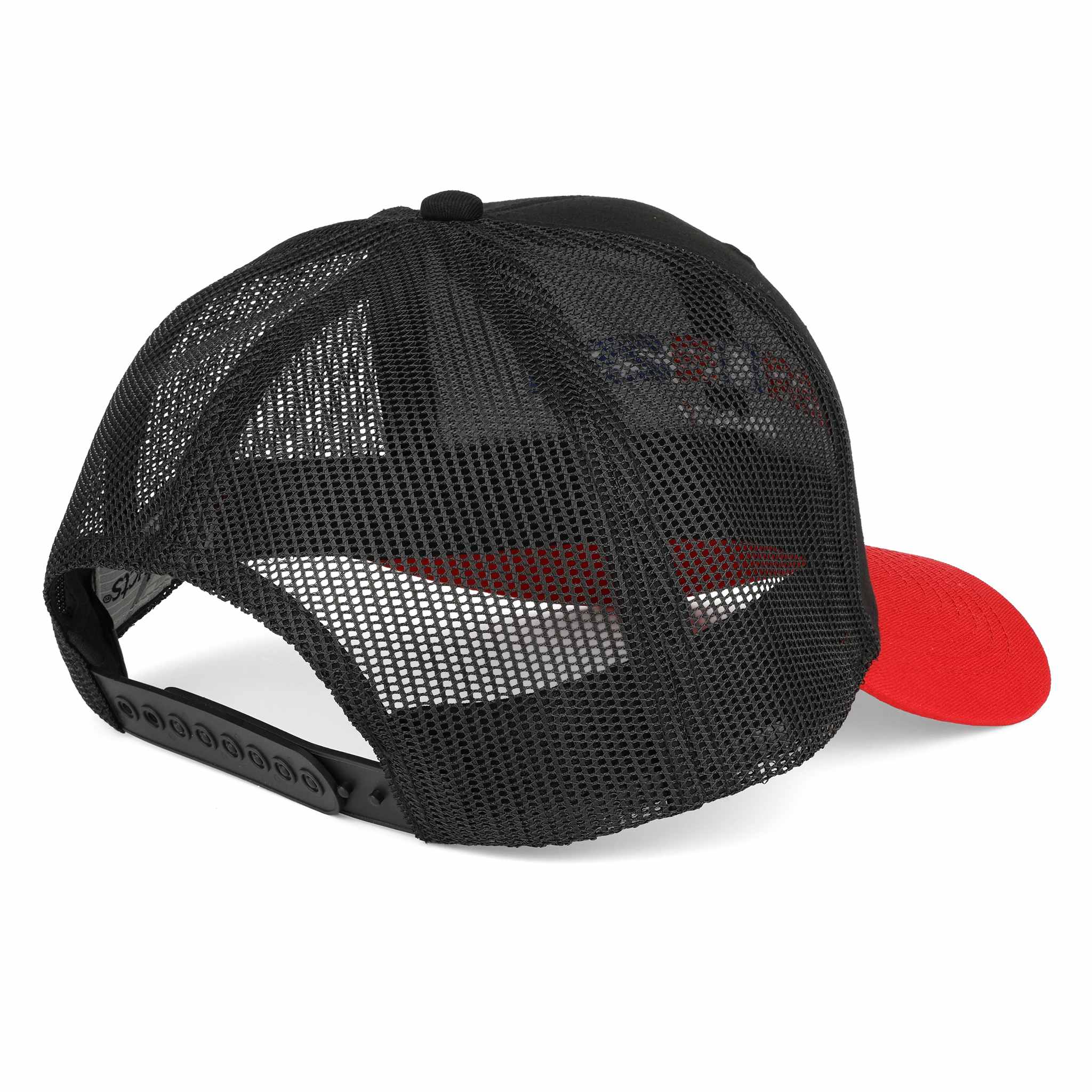 Case IH 250 USA Red and Black Twill Cap with Black Mesh - Image 3