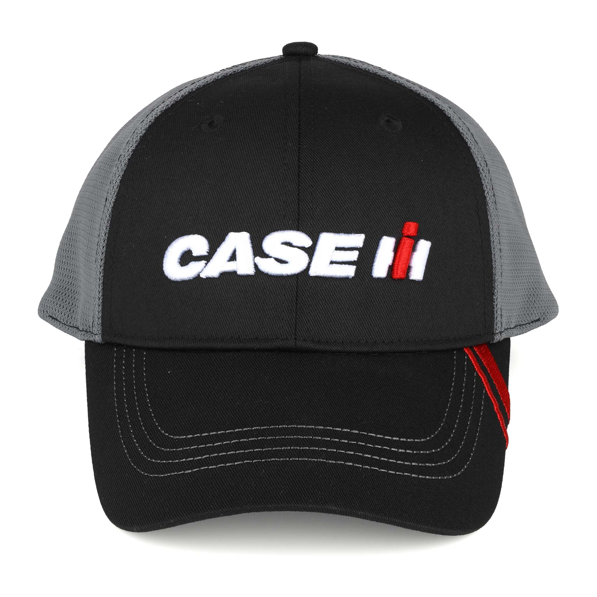 Case IH Black & Gray Two Tone Mesh Back Cap - Image 2