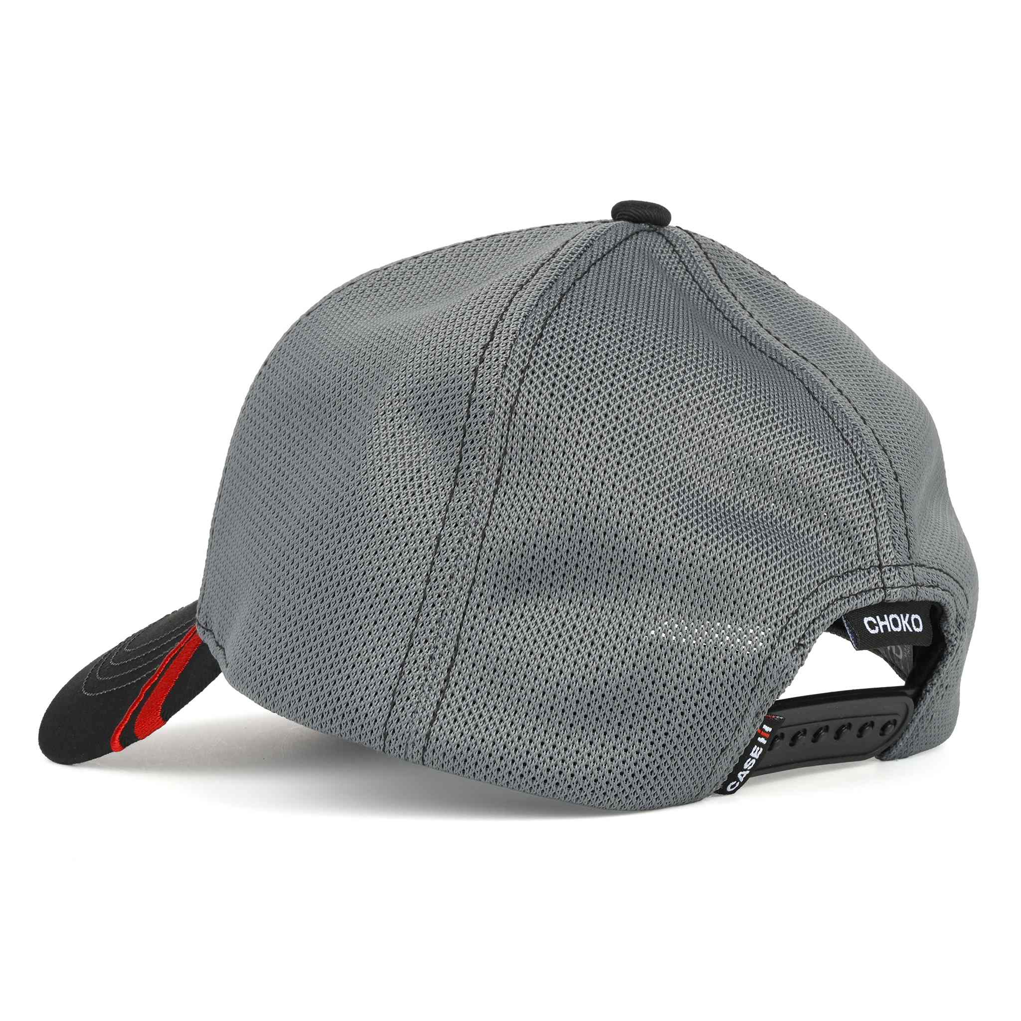 Case IH Black & Gray Two Tone Mesh Back Cap - Image 3
