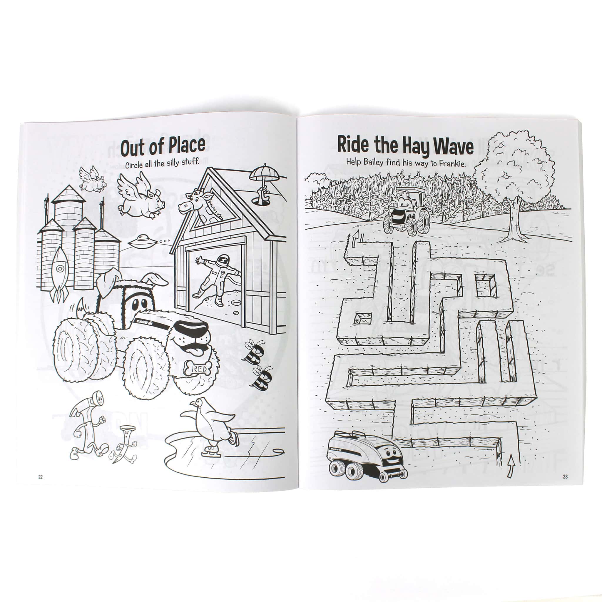 Case IH Casey & Friends Kids Coloring & Activities Book IV - Image 3